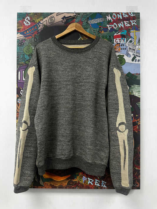 Kapital Grey Cream Bone Crewneck  Used Large N/A