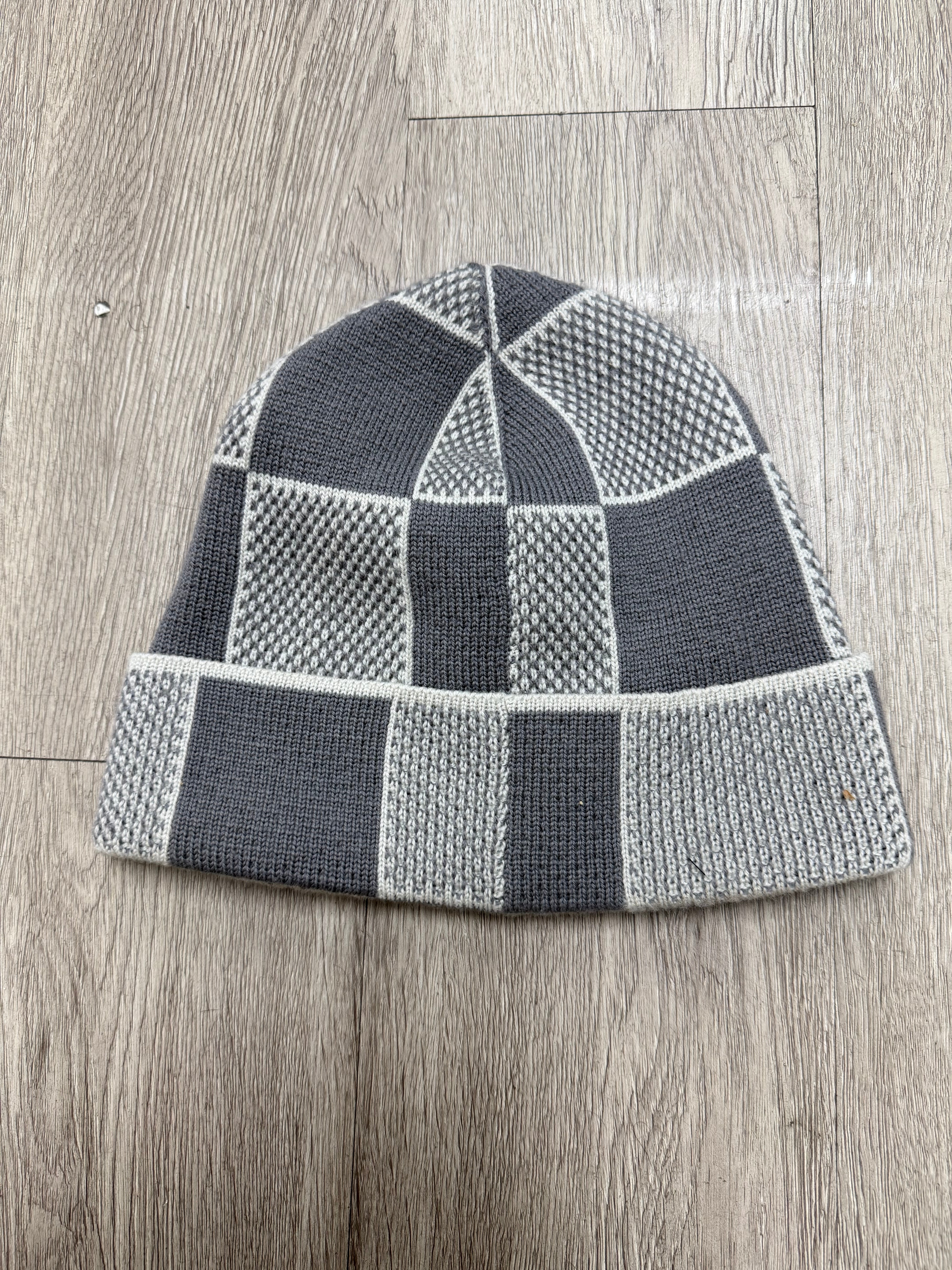 Louis Vuitton Grey Damier Beanie