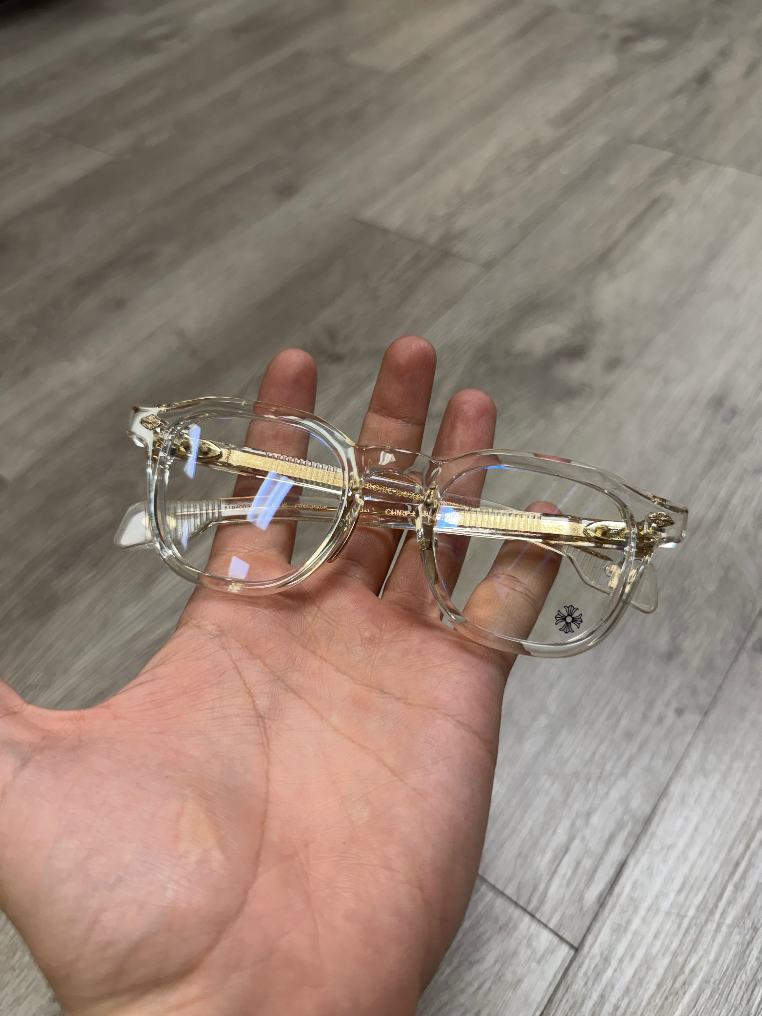 Chrome Hearts Clear Chirp Chirp Glasses