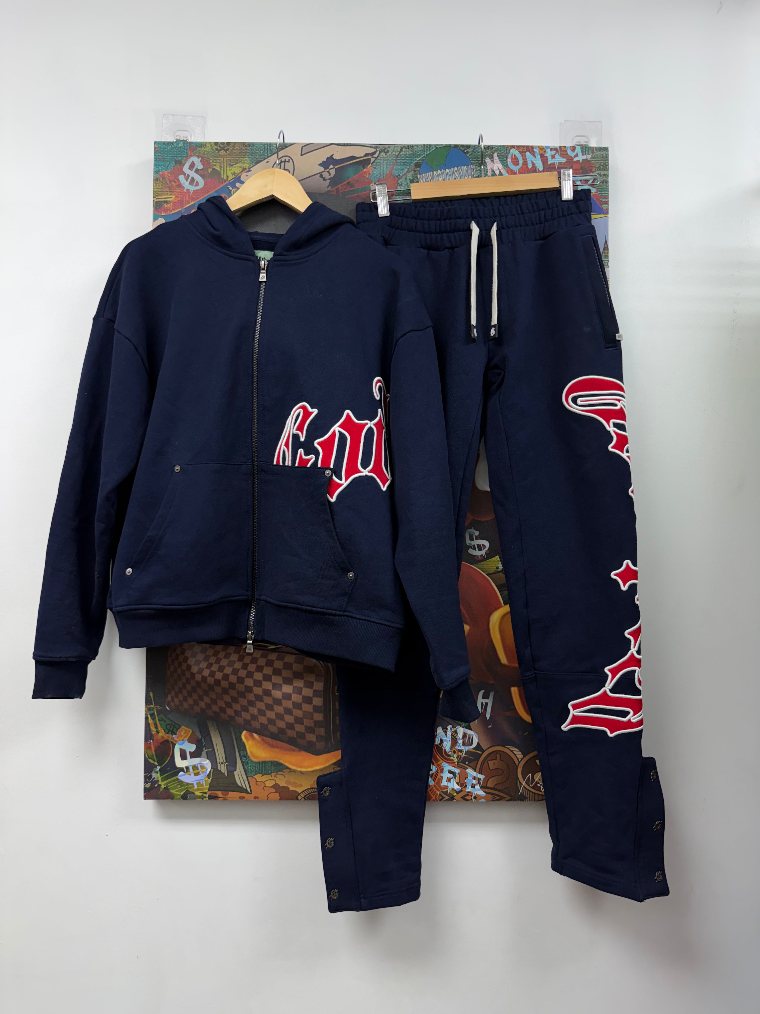 Godspeed Navy Red OG Logo Sweatsuit