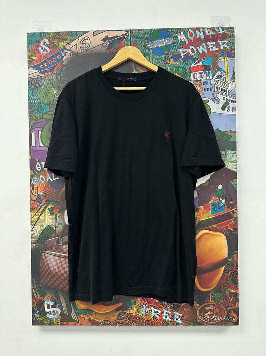 LV Small Logo Tee Black Used XXL N/A