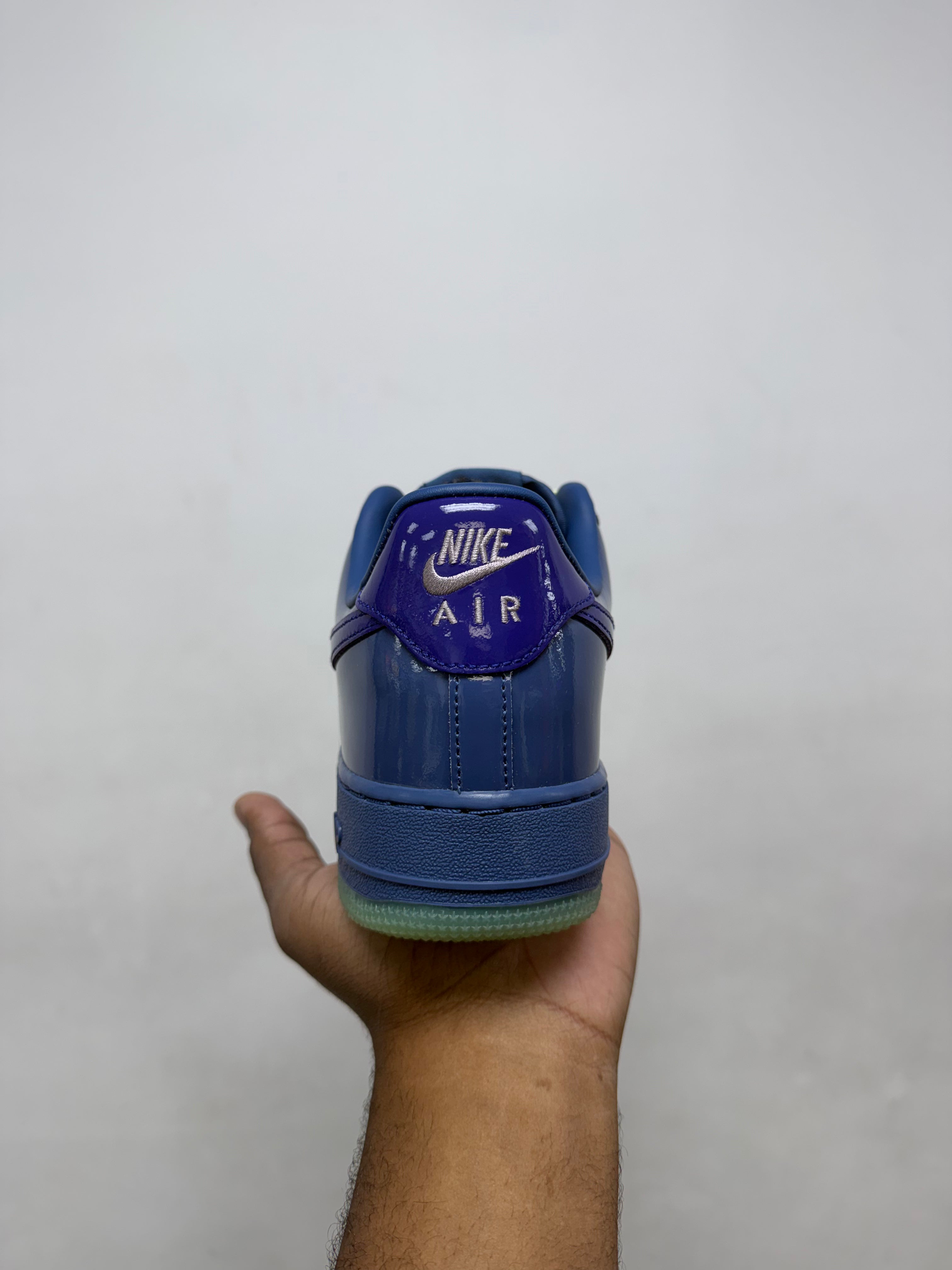 Nike Patent Leather AF1 Navy Sneakers