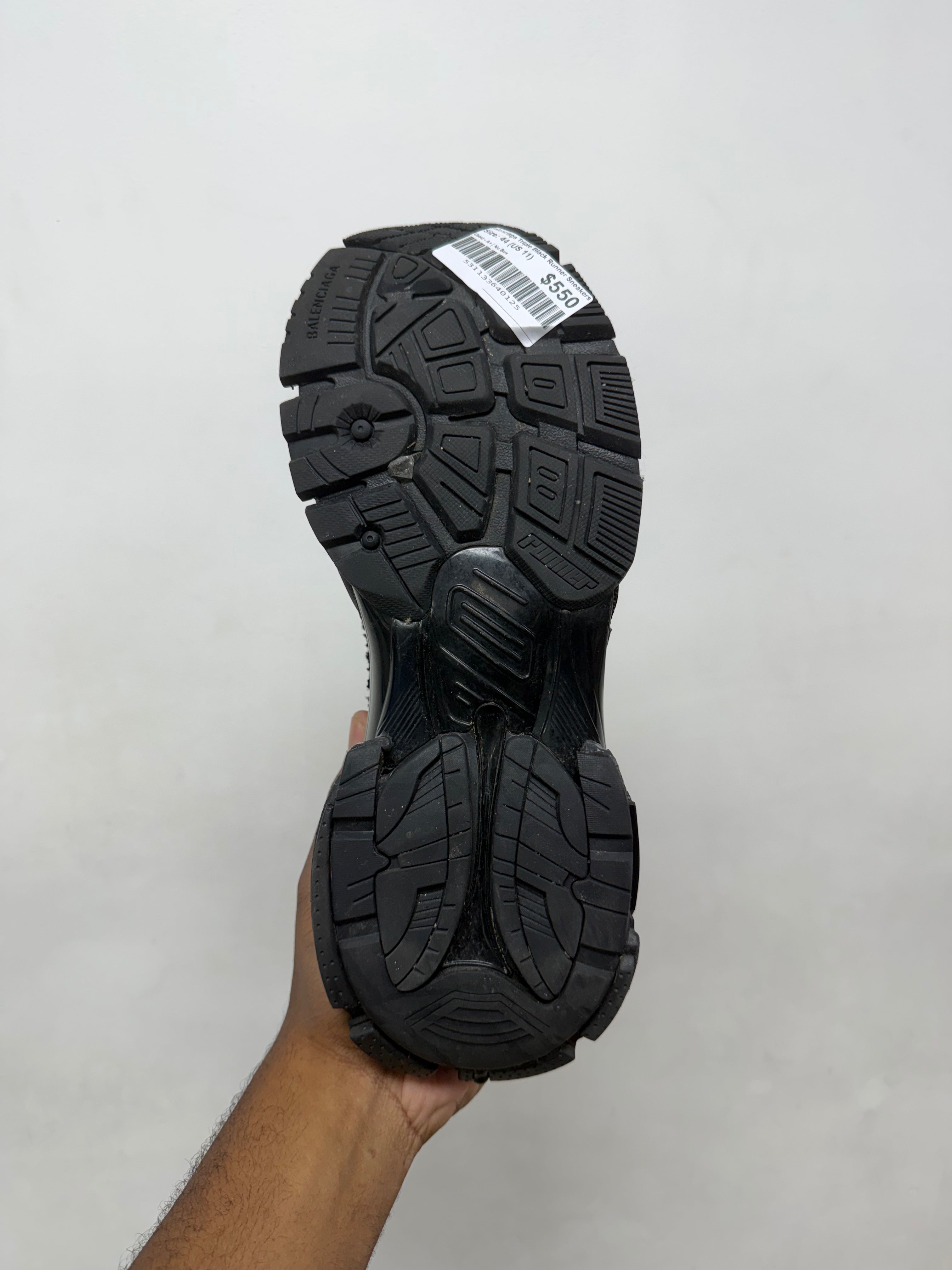 Balenciaga Triple Black Runner Sneakers