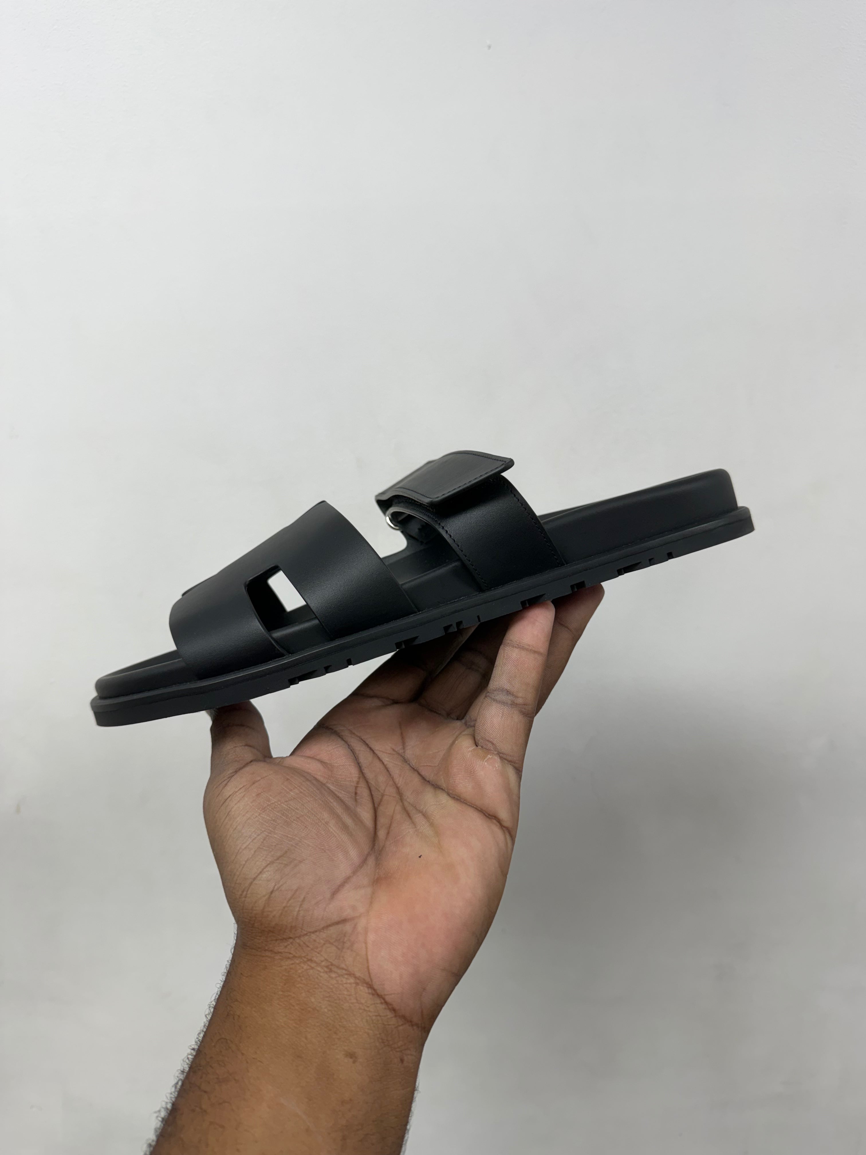 Hermes Black Cyphre Slides