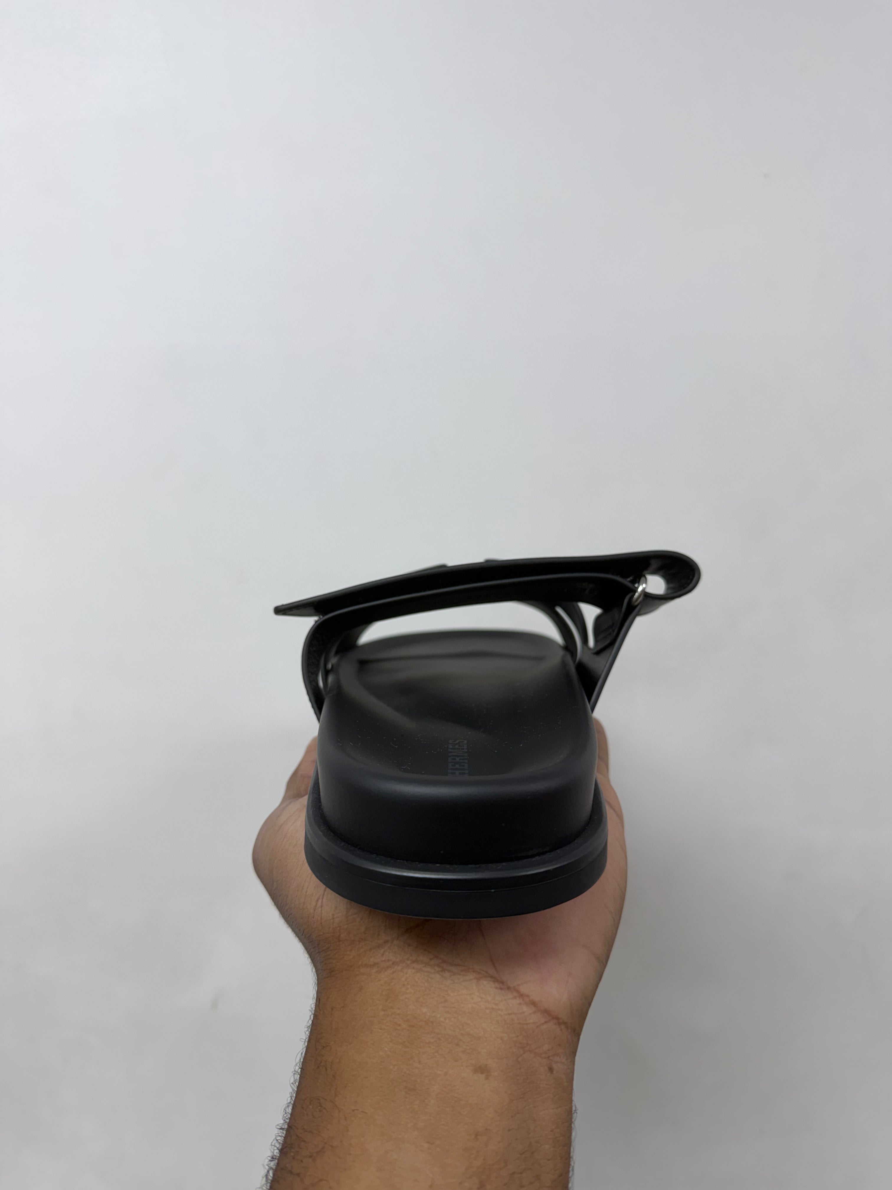 Hermes Black Cyphre Slides