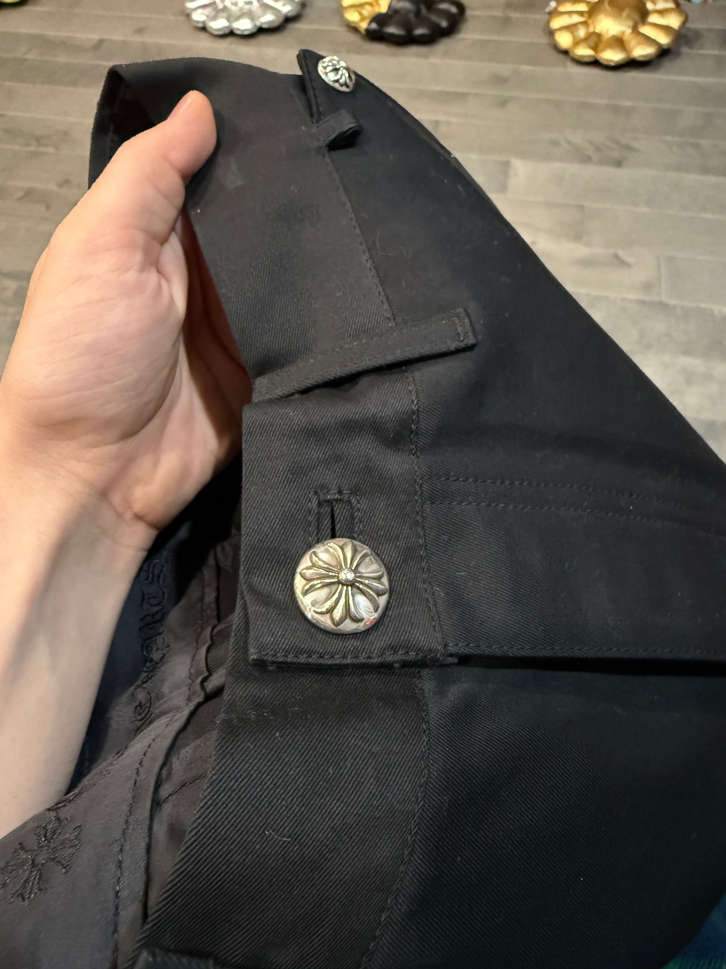 Chrome Hearts Chinos Black New 32