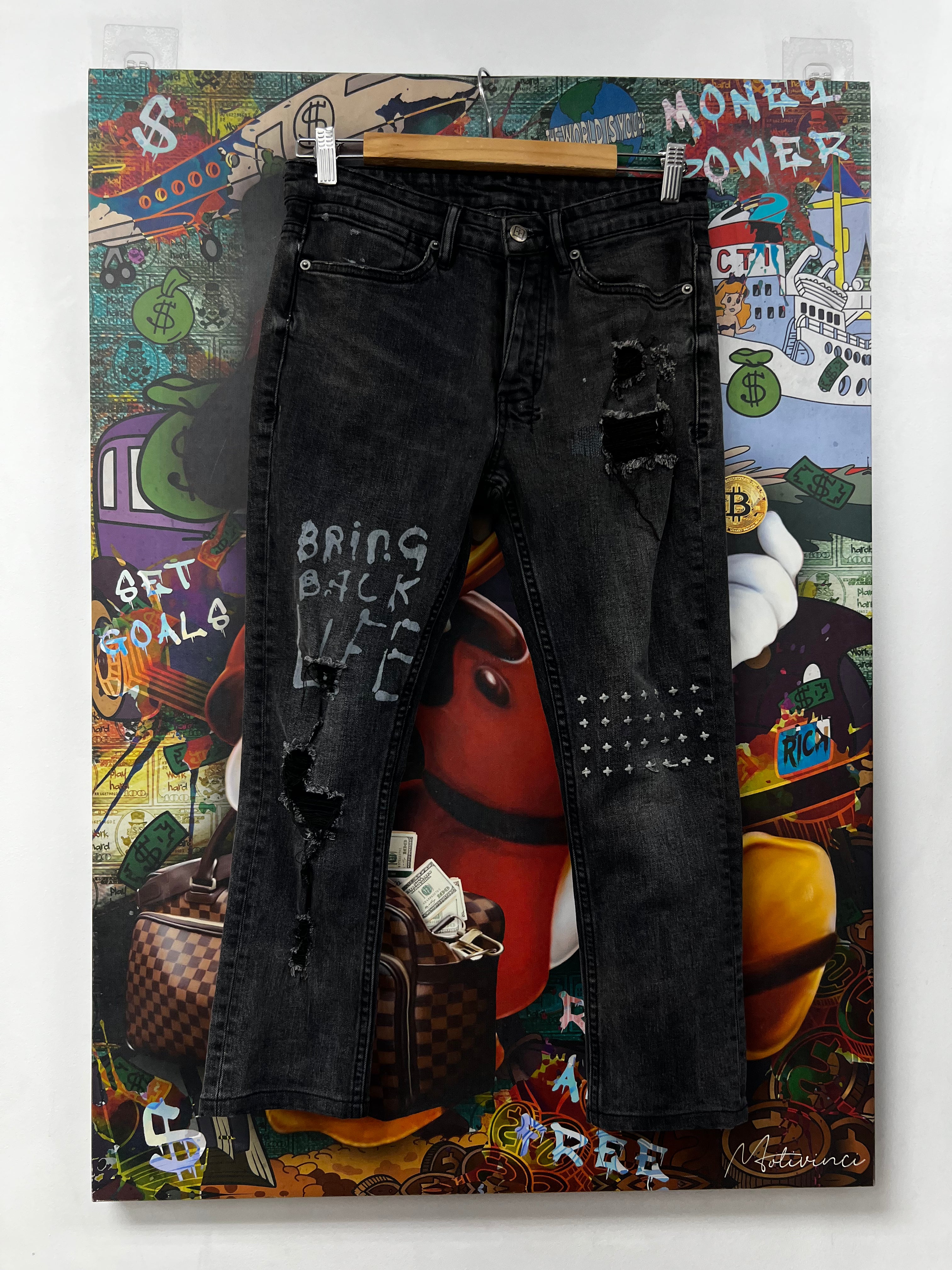 Ksubi Black Wash Bring Back Life (Altered Short) Jeans
