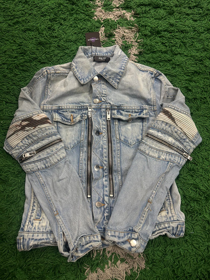 Amiri MX2 Jean Jacket Marble Used Small