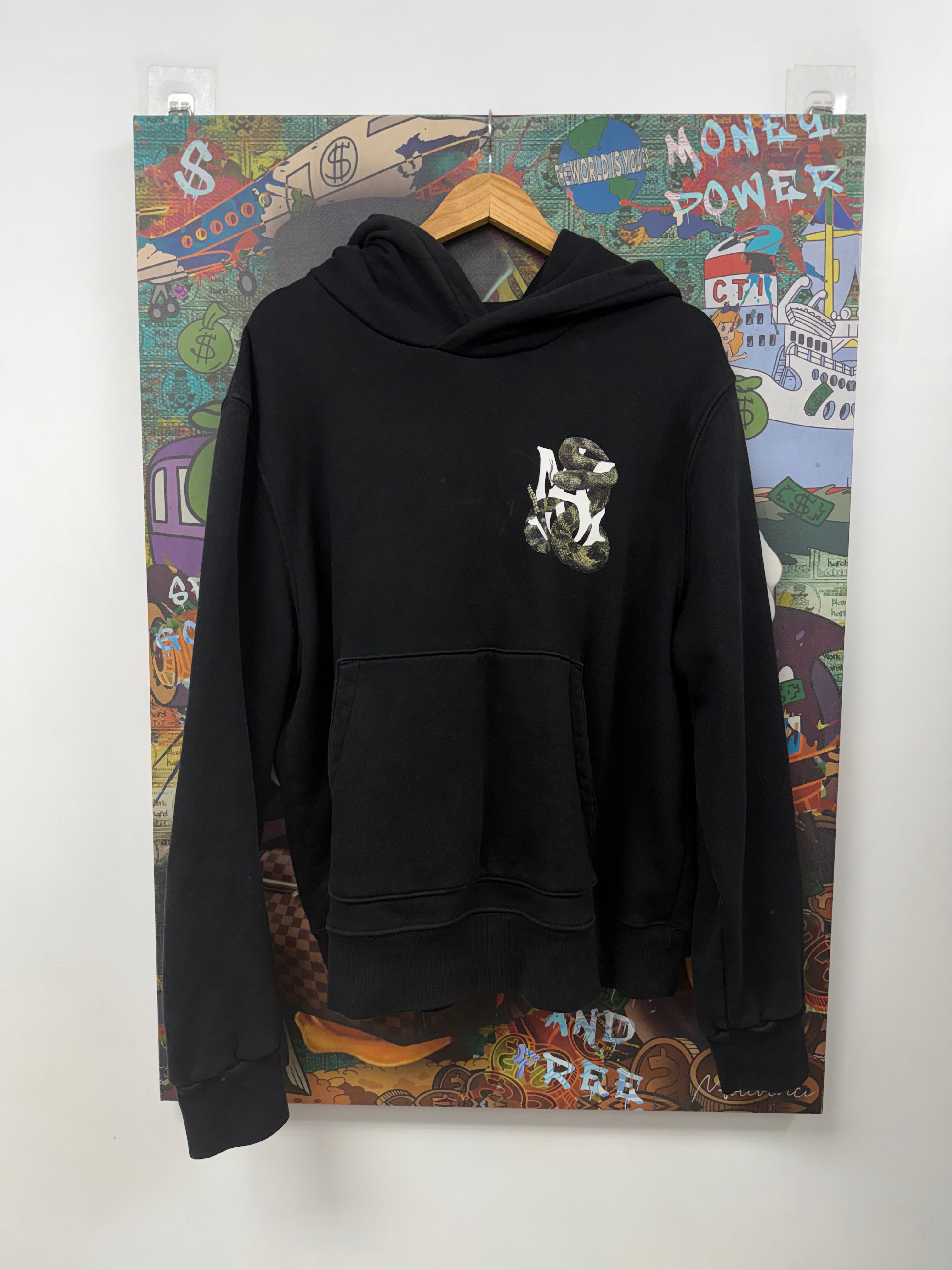 Amiri Black Cobra Hoodie