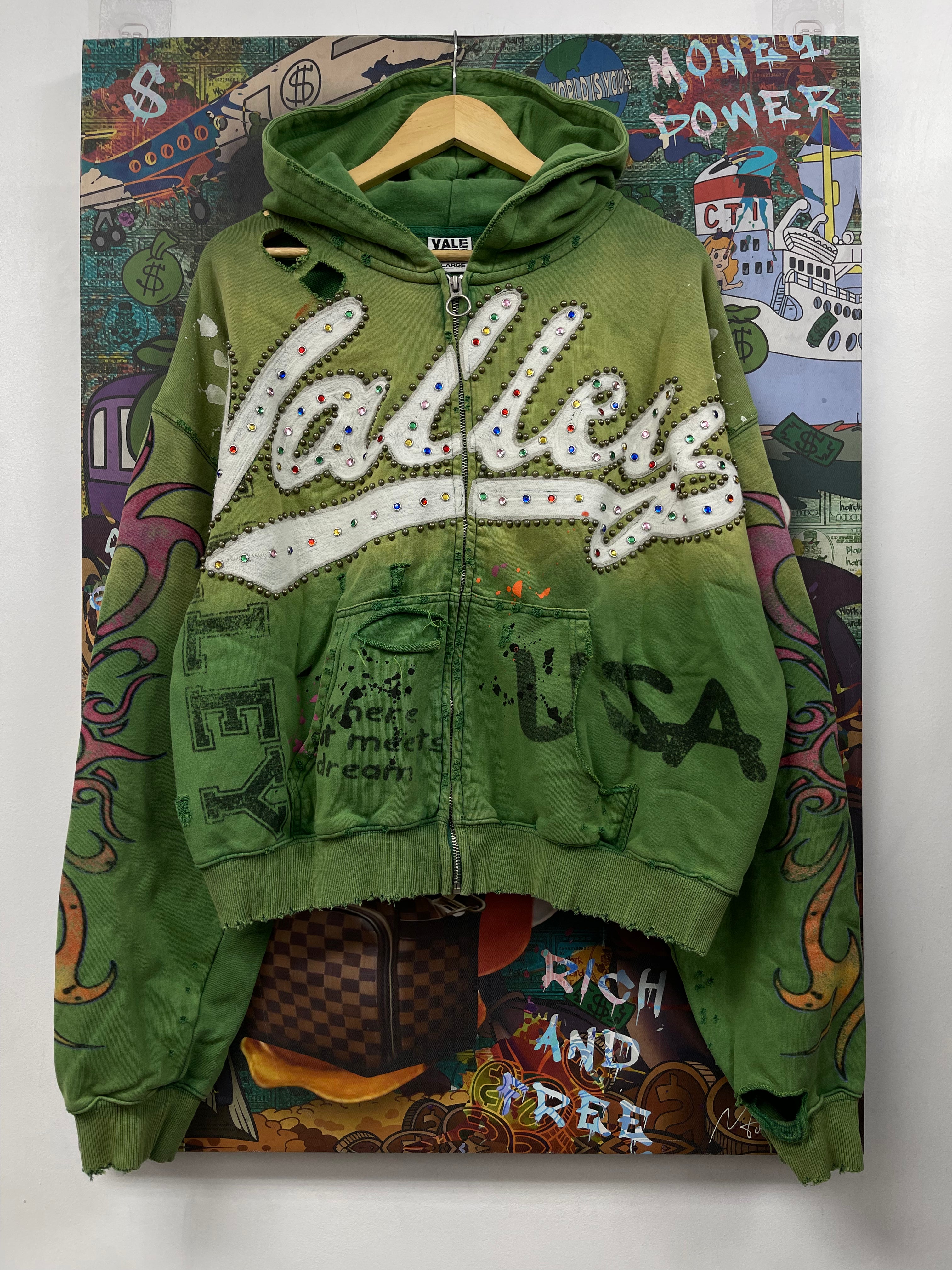 Vale Green Inferno Zip Up
