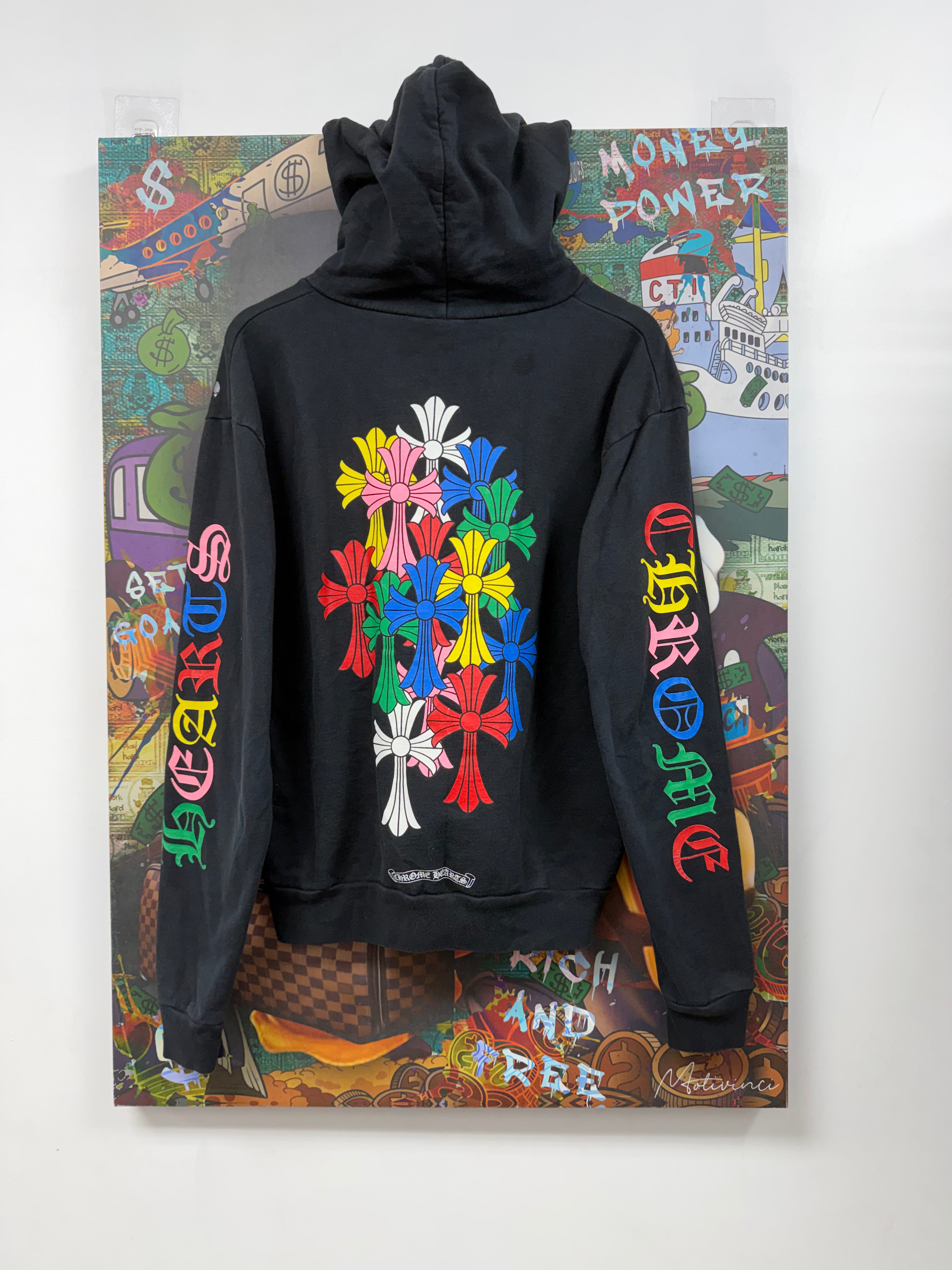 Chrome Hearts Black Multi Cross Zip Up