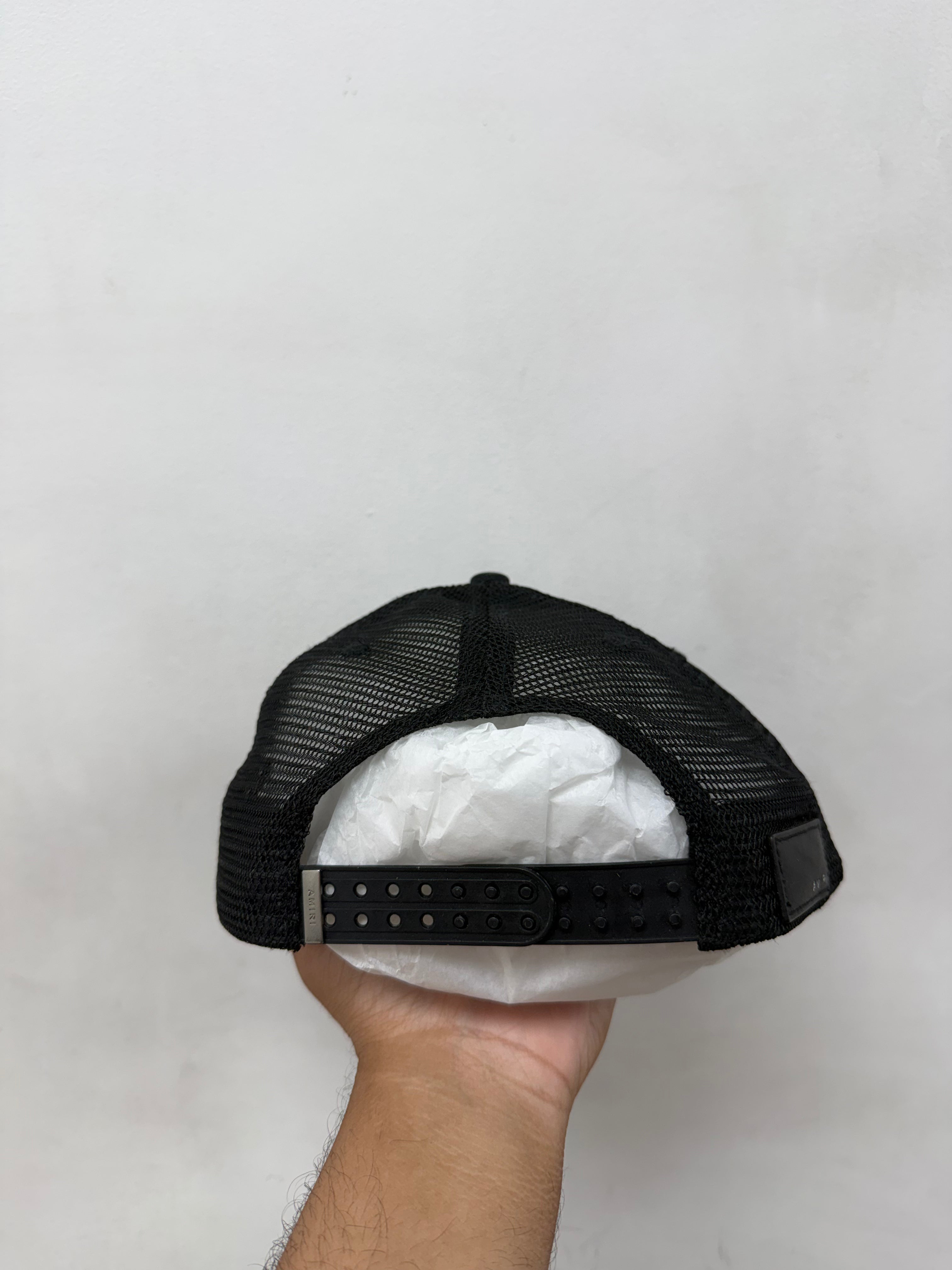 Amiri Black Playboy Hat