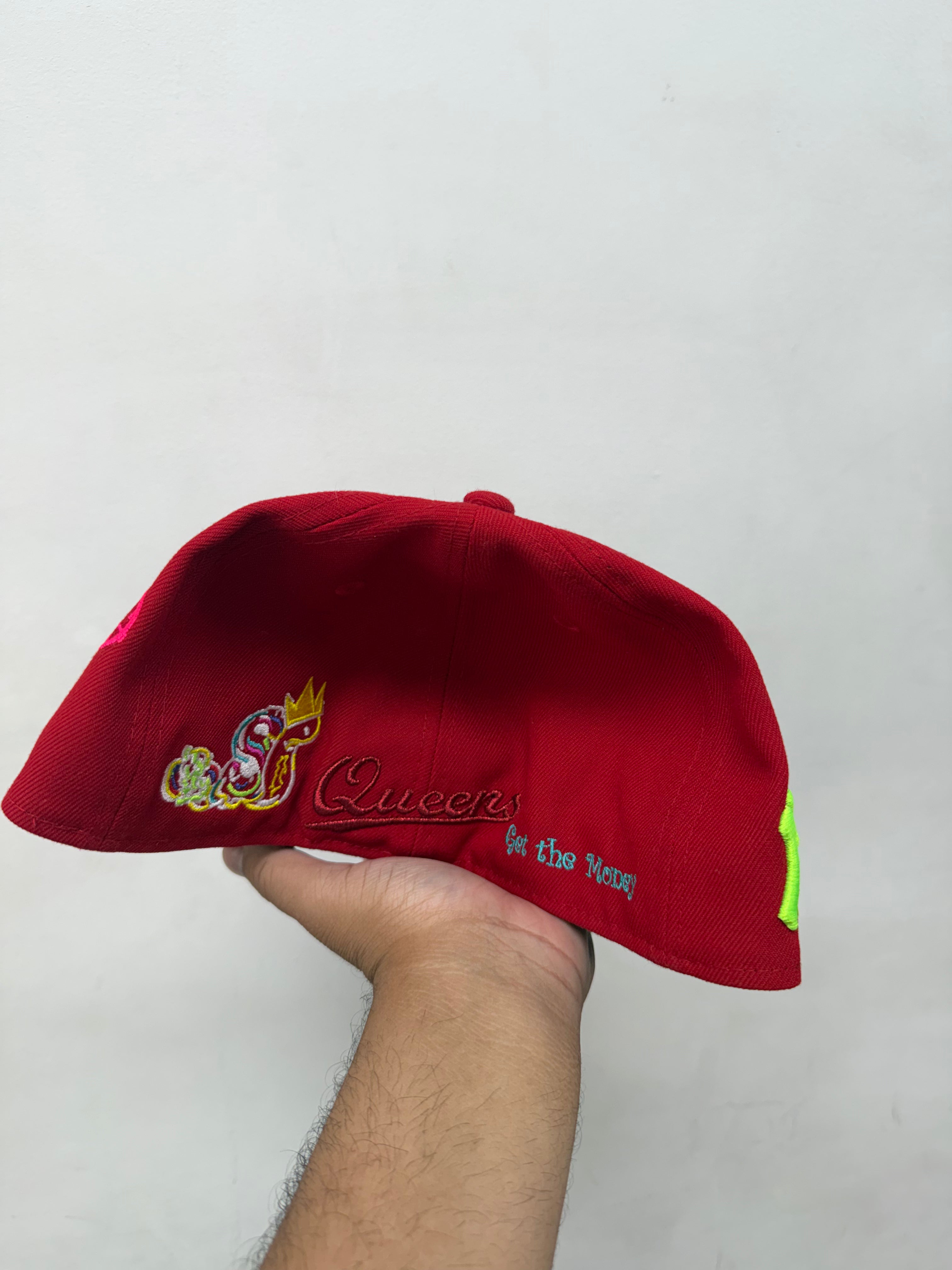 Slo Bucks Red Tonal Fitted Hat