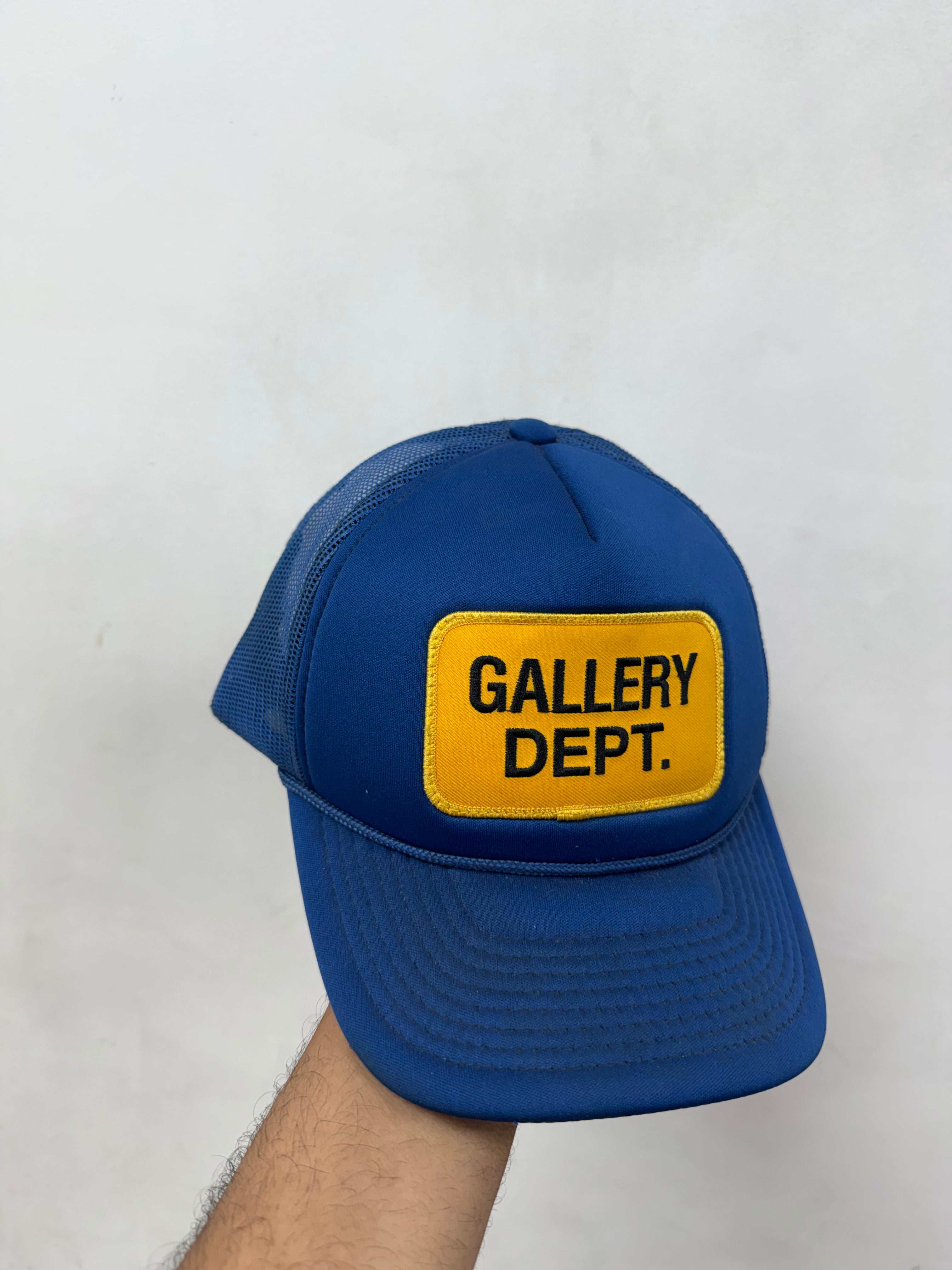 Gallery Dept Blue Yellow Patch Trucker Hat