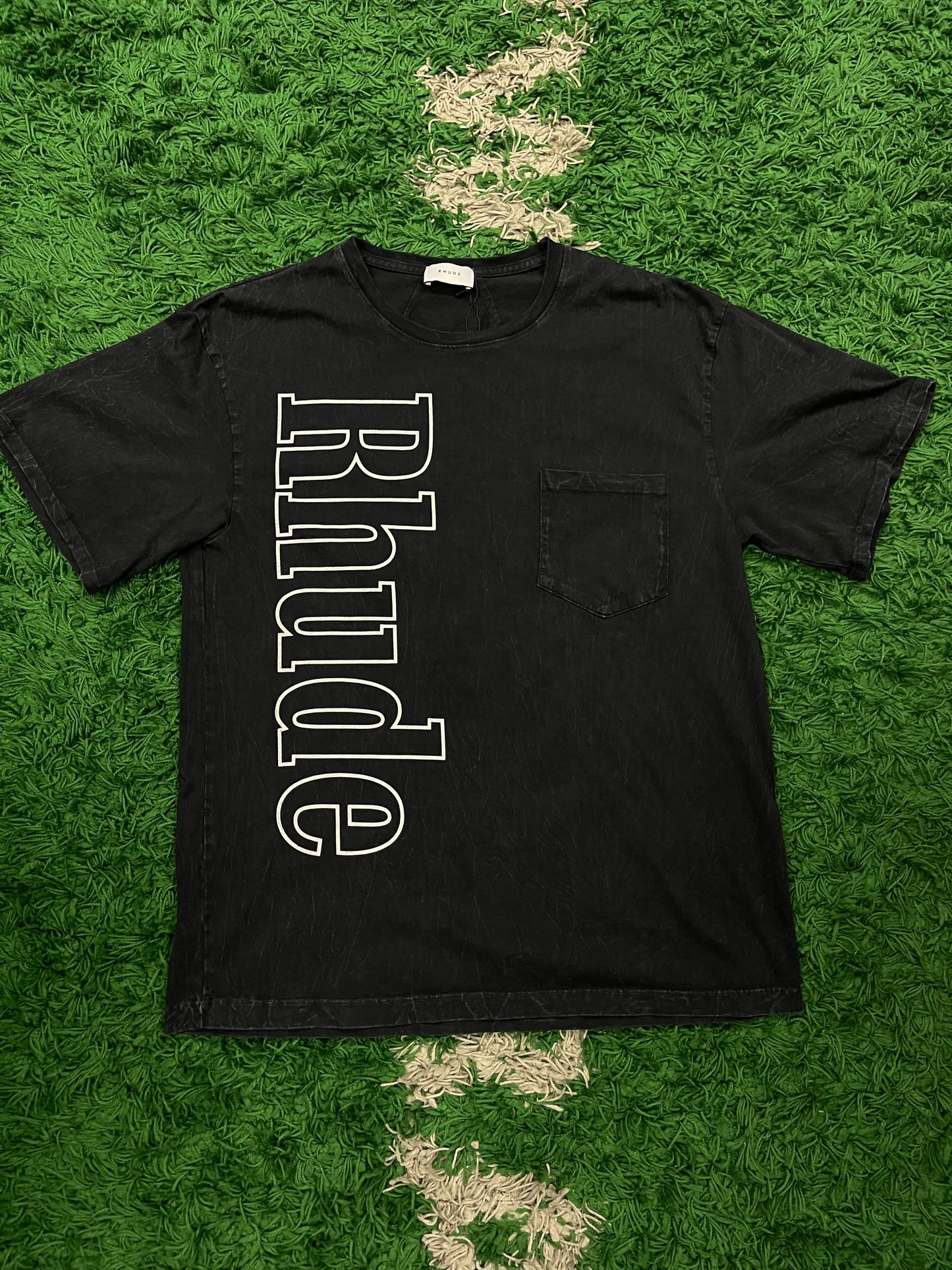 Rhude Big Logo T Shirt Used Small N/A