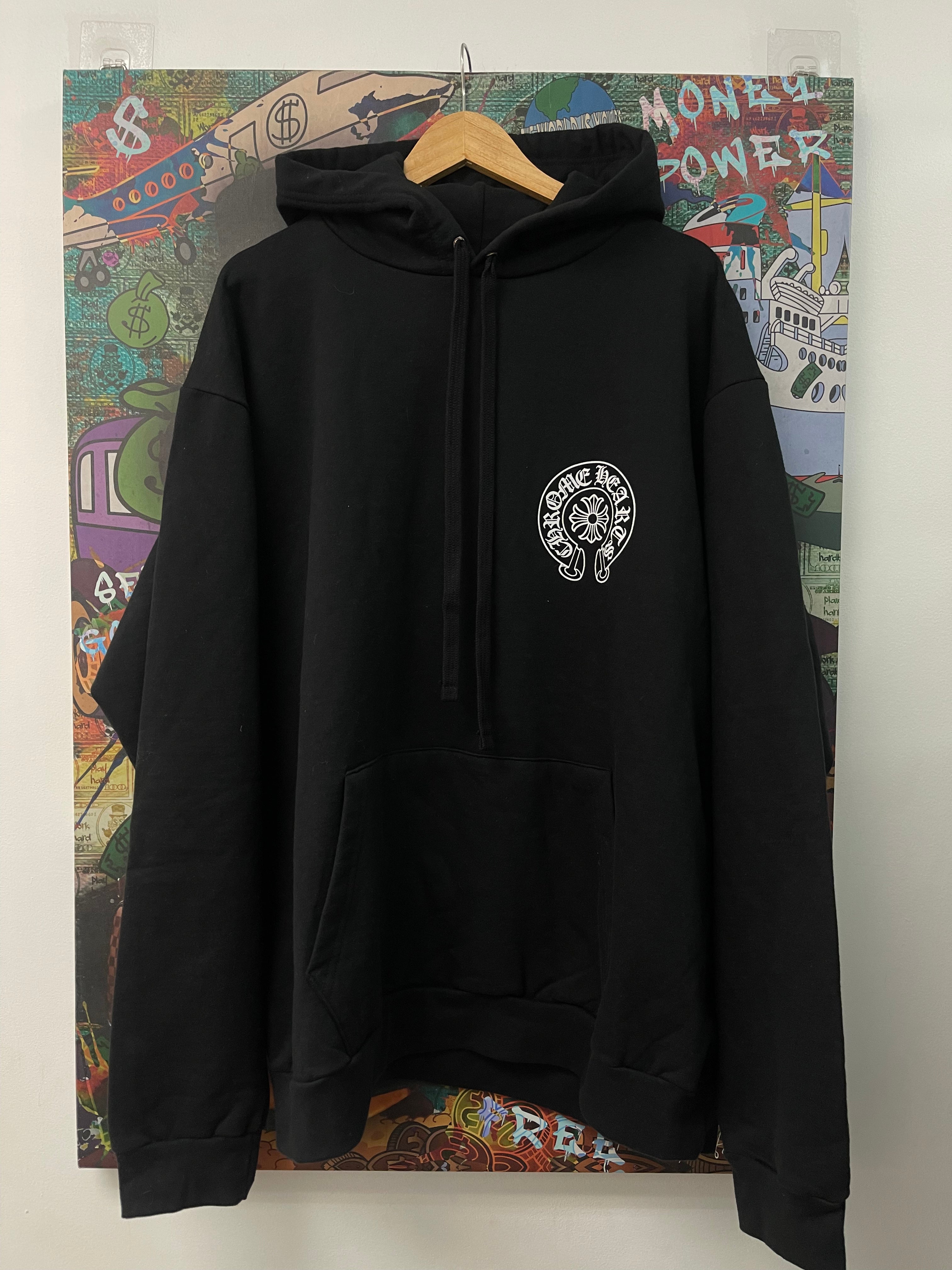 Chrome Hearts Black New York Horseshoe Pullover Hoodie