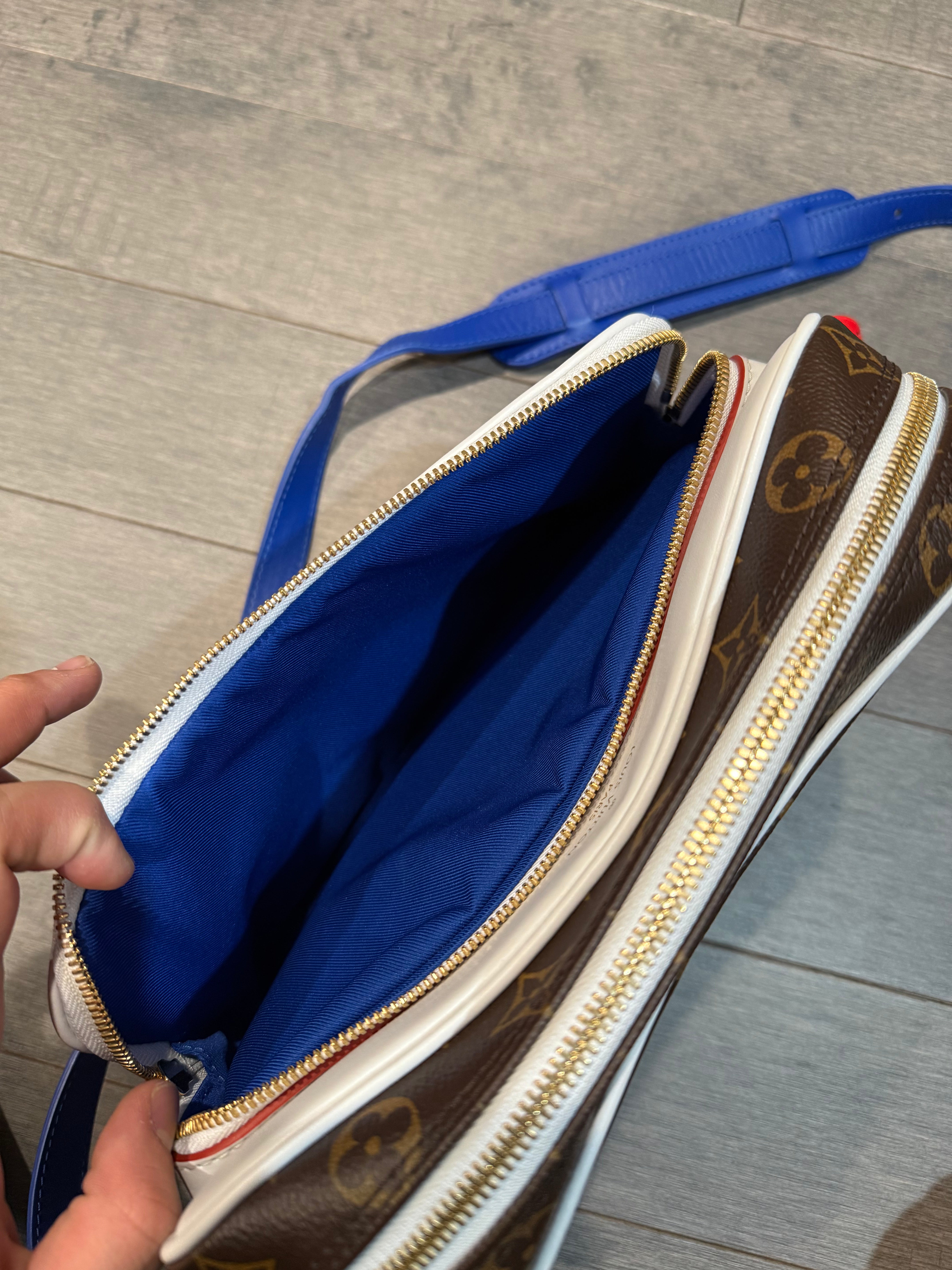 LV x NBA Side Bag Monogram Used OS N/A