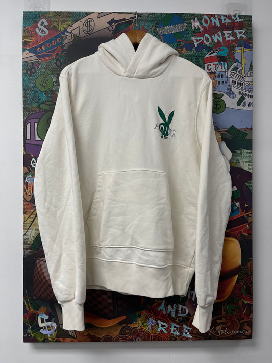 Amiri Playboy Hoodie White New With Tags