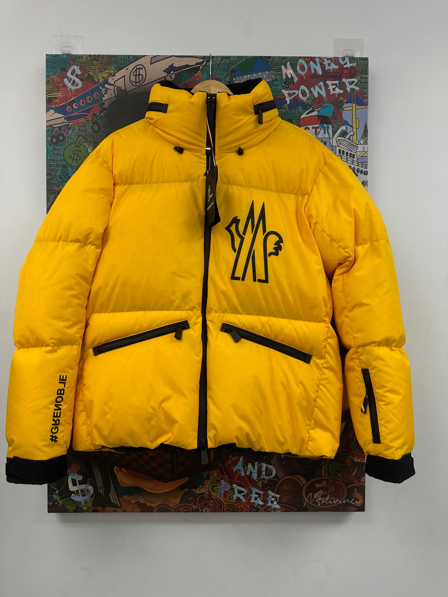 Moncler Verdons giubbotto Yellow Jacket Like New 3 With Tags