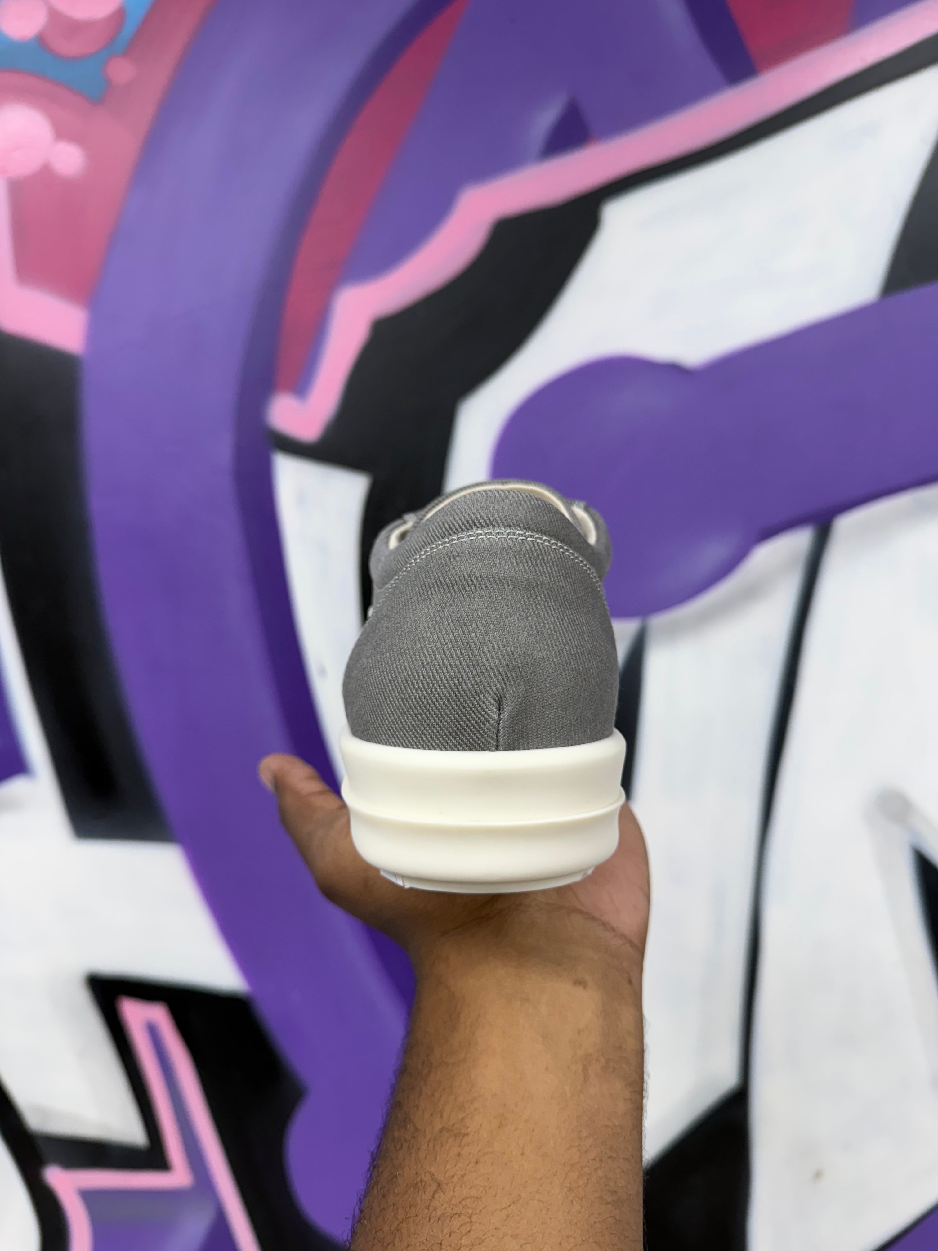 Rick Owens Dust & Milk DRKSHDW Vintage Low Sneakers
