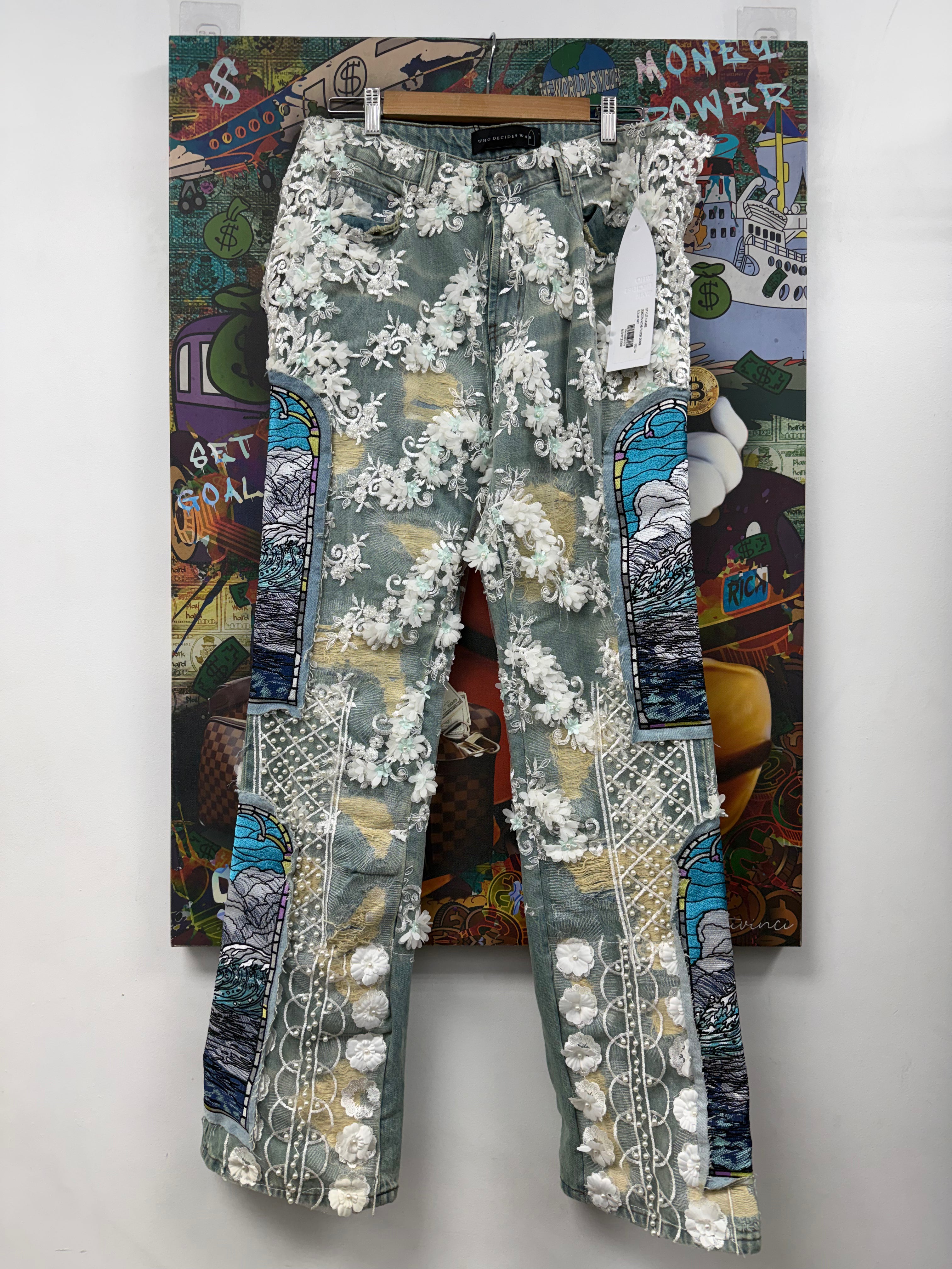 Who Decides War Sky Light Wash Jemotts Altar Fusion Jeans
