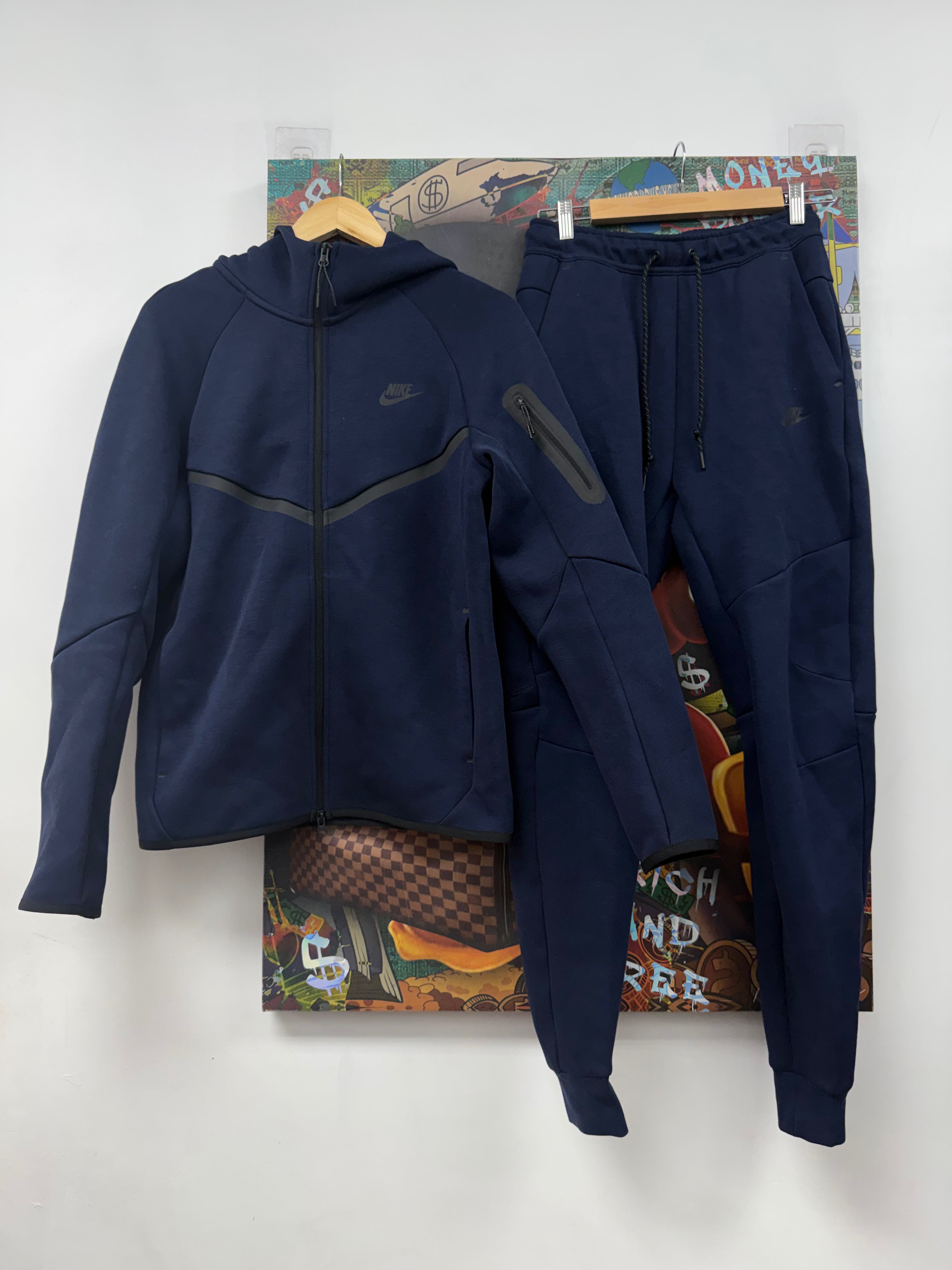 Nike Navy Tech Sweatsuit