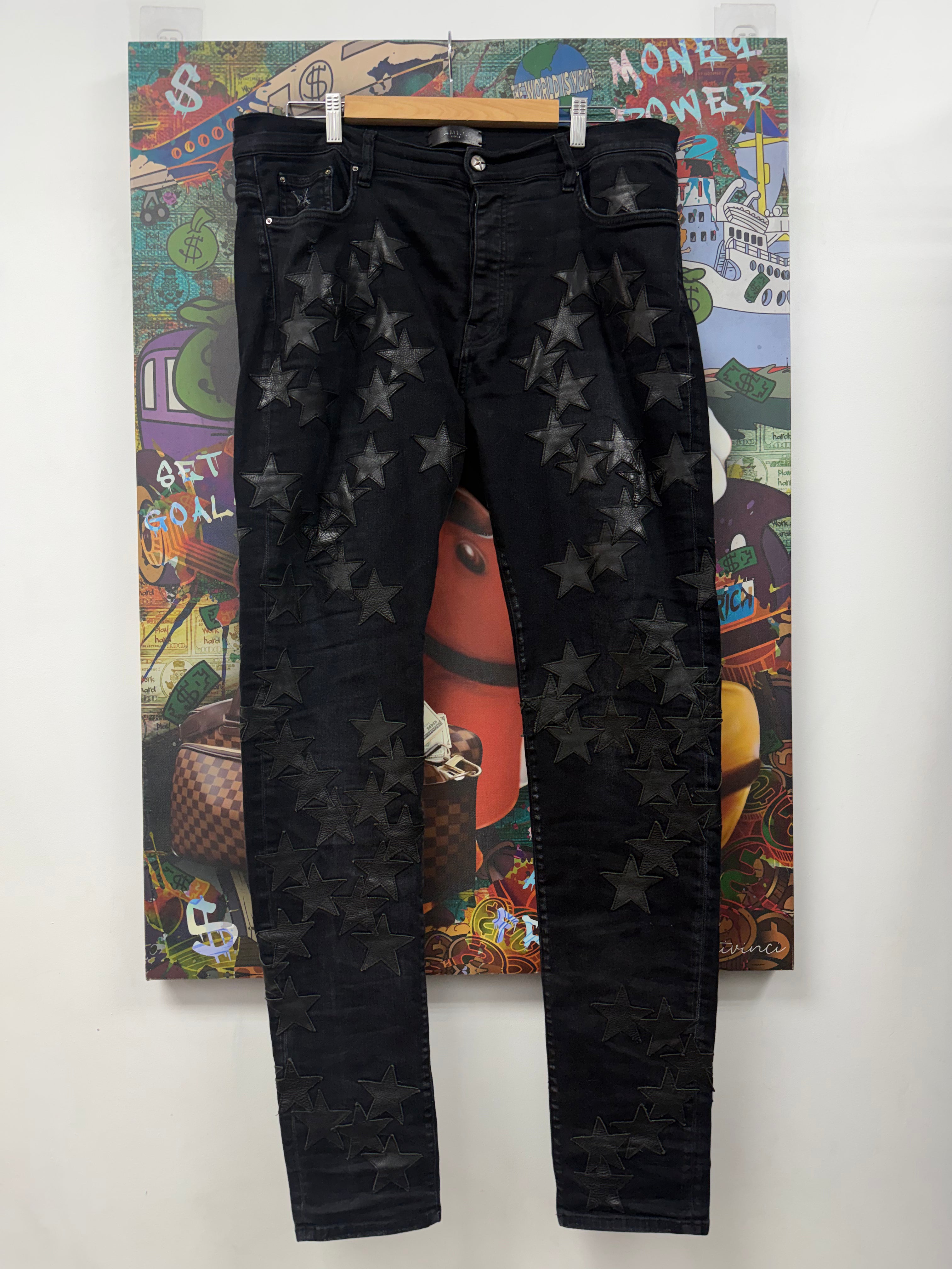 Amiri Black Chemist Jeans