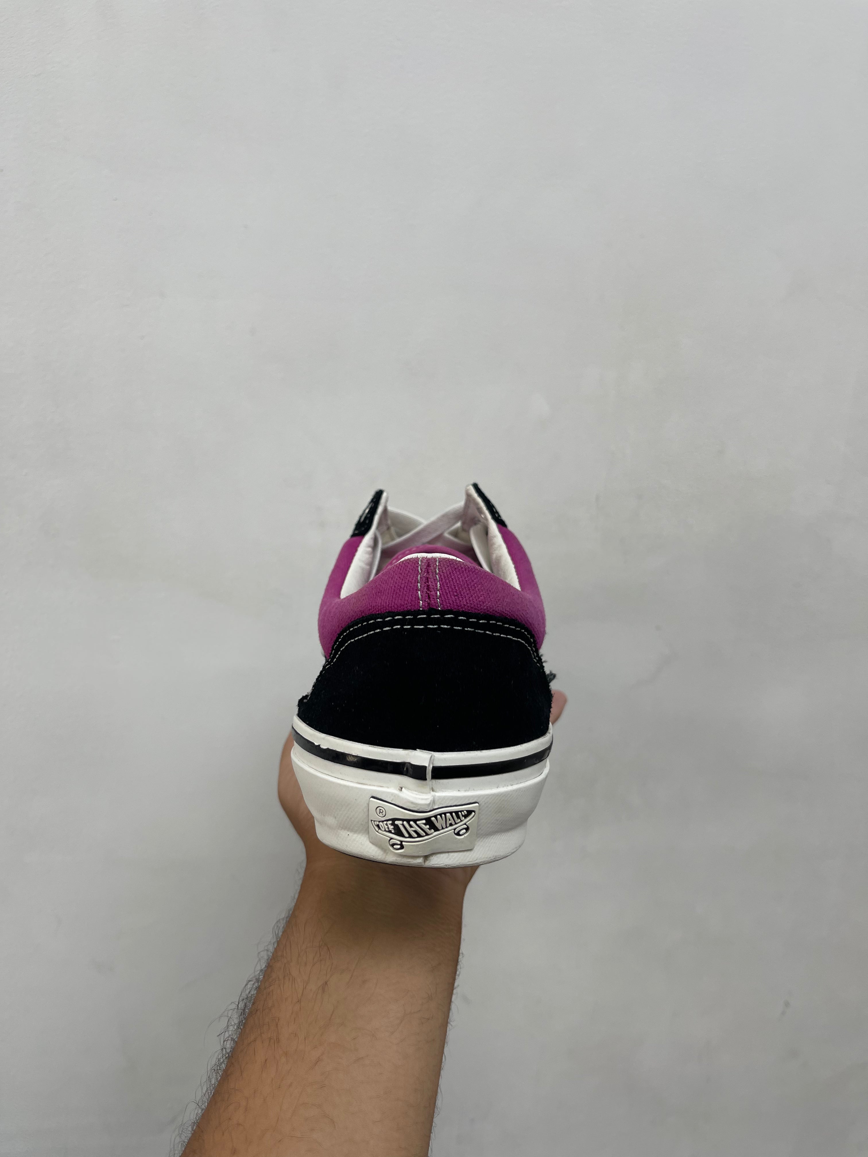 Vans Pink & Black Pearlized Sneakers