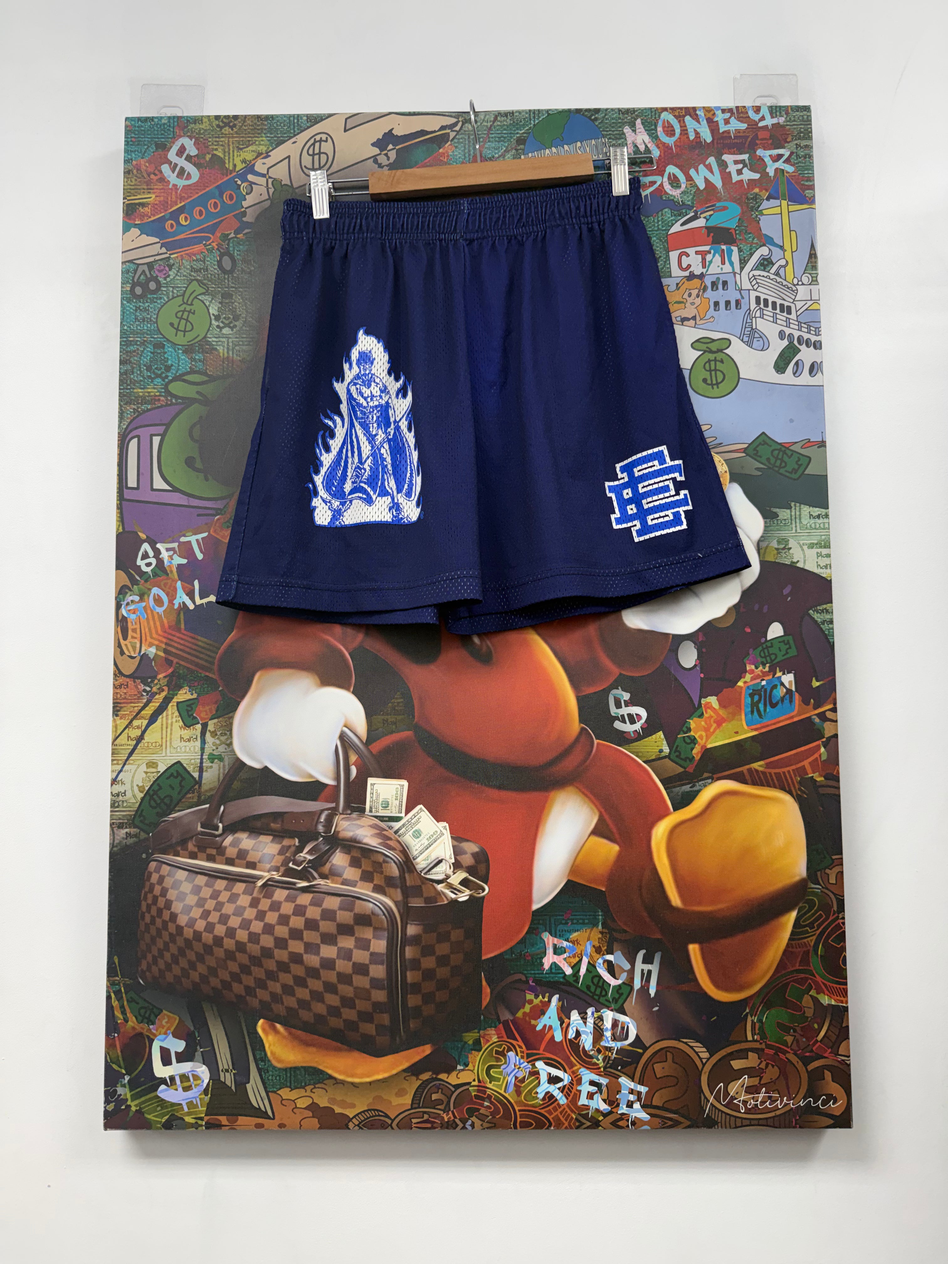 Eric Emanuel Blue Duke Shorts