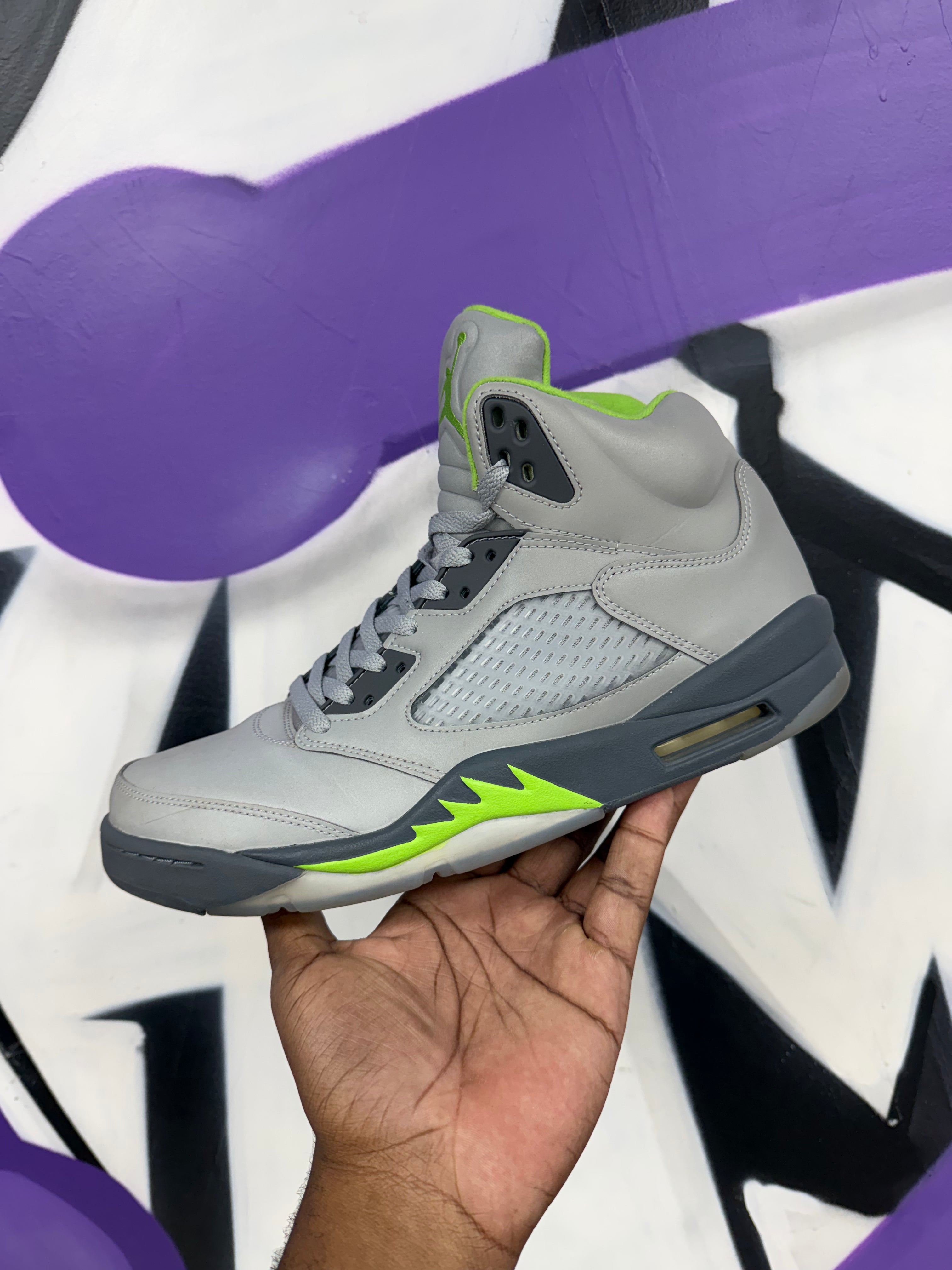 Jordan 5 Green Bean Sneakers