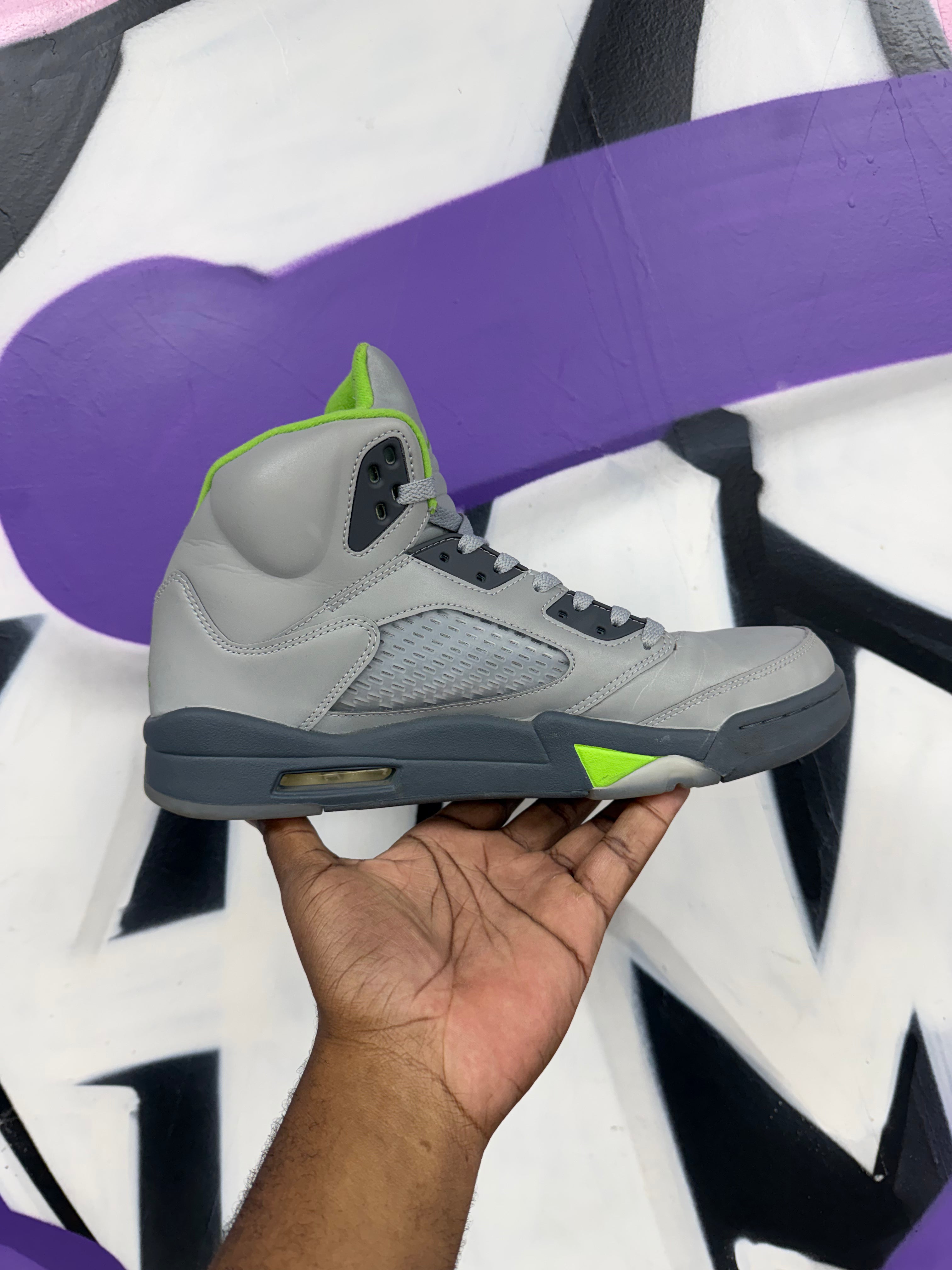 Jordan 5 Green Bean Sneakers