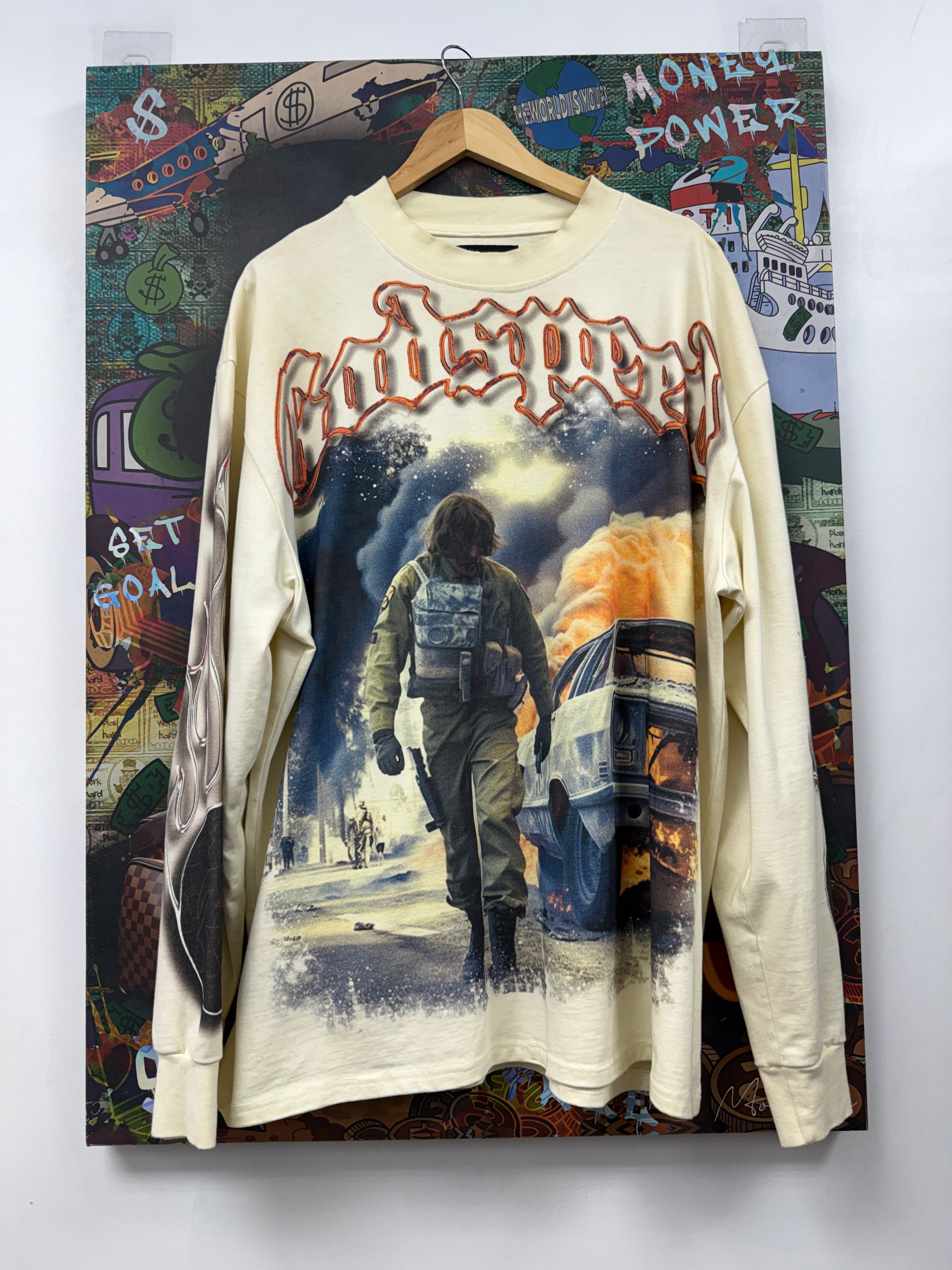Godspeed Cream Man On The Moon Long Sleeve