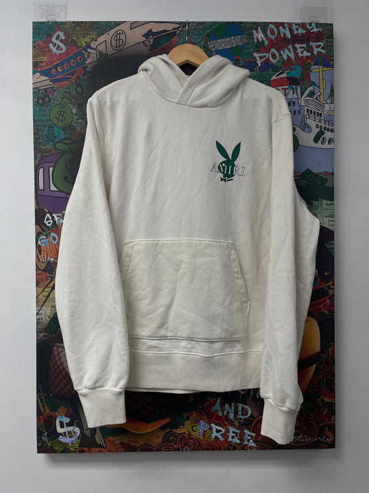 Amiri Playboy Hoodie White New With Tags
