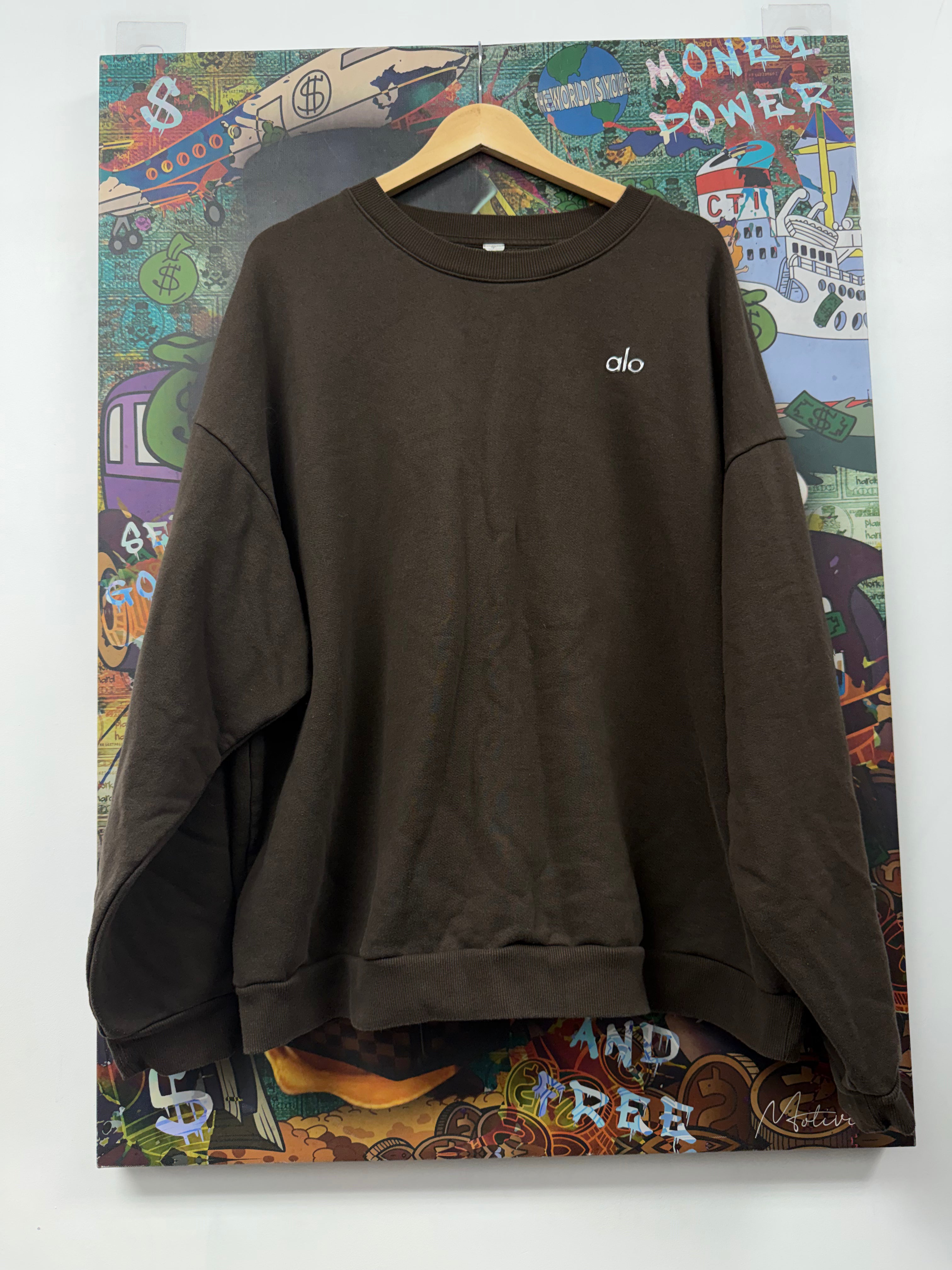 Alo Brown Accolade Crewneck