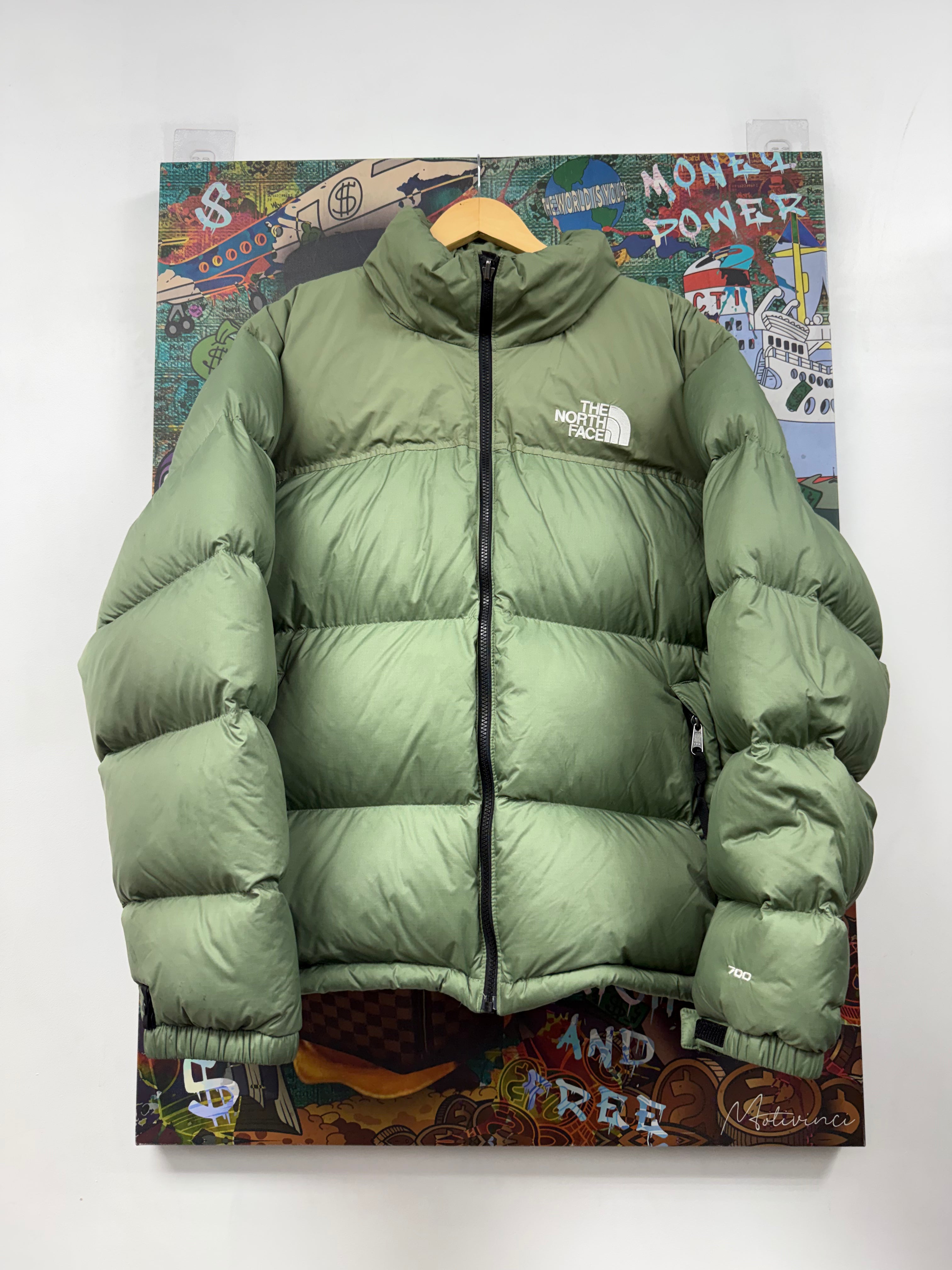 The North Face Olive Nuptuse 700 Jacket