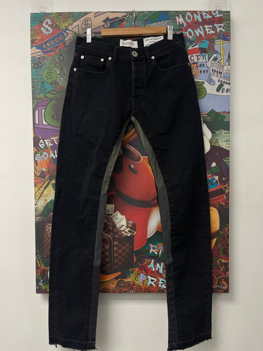 Gallery Dept x Lanvin Black Wash Distressed Denim Lightly Worn