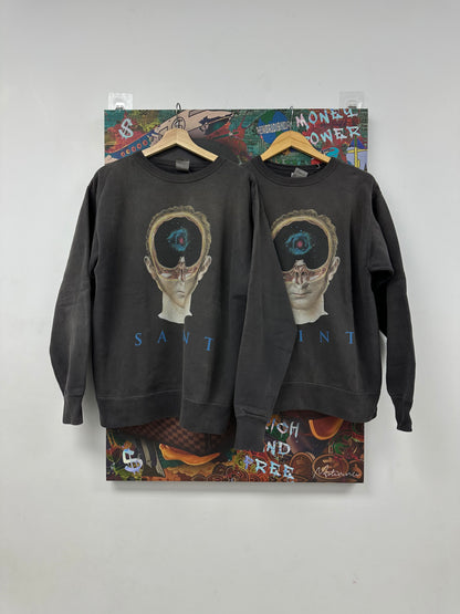 St Mx6 Crewneck Grey Eye Future New With Tags Medium