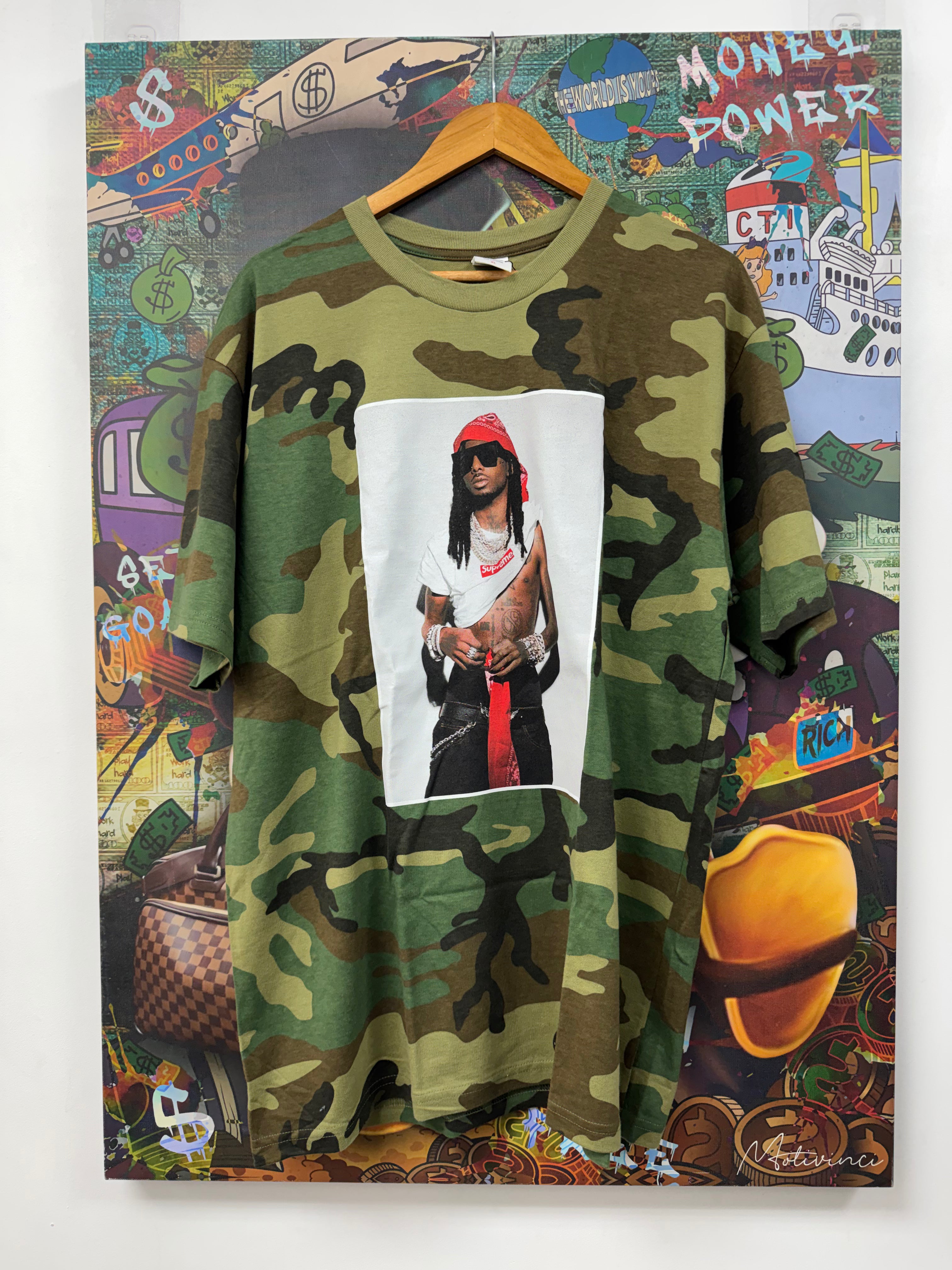 Supreme Camo Playboi Carti Tee
