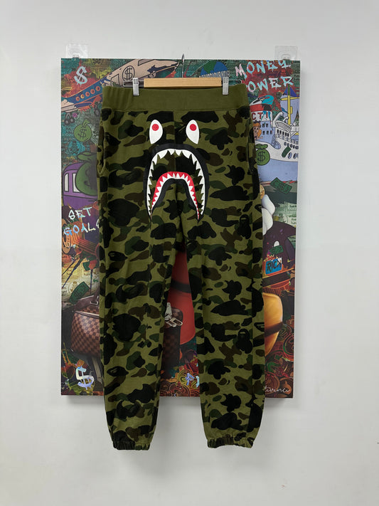 BAPE Shark Sweats Camo Used XL N/A