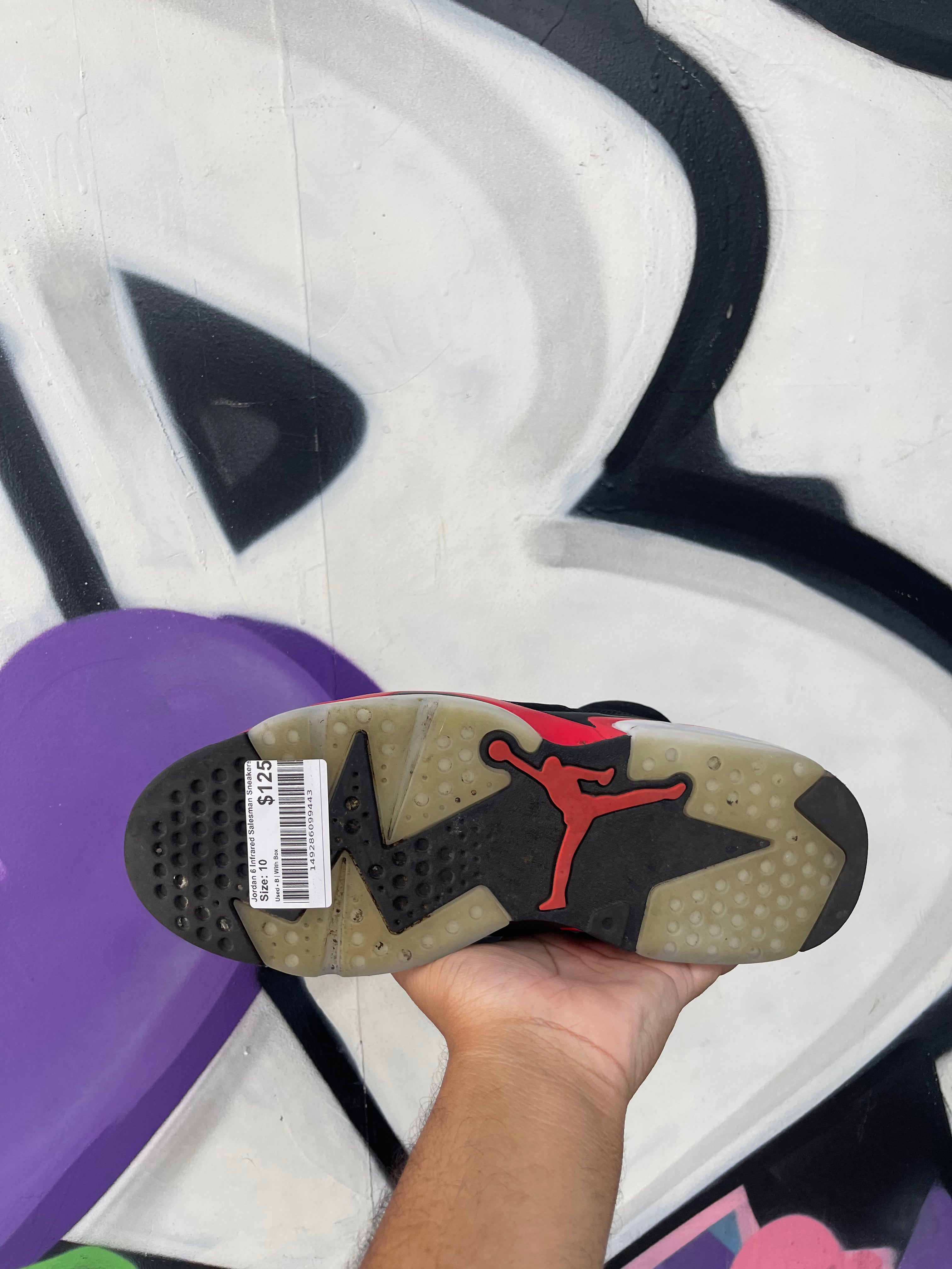 Jordan 6 Infrared Salesman Sneakers