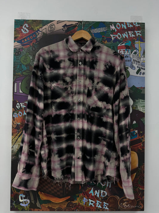 Amiri Flannel Black Pink Used Small N/A