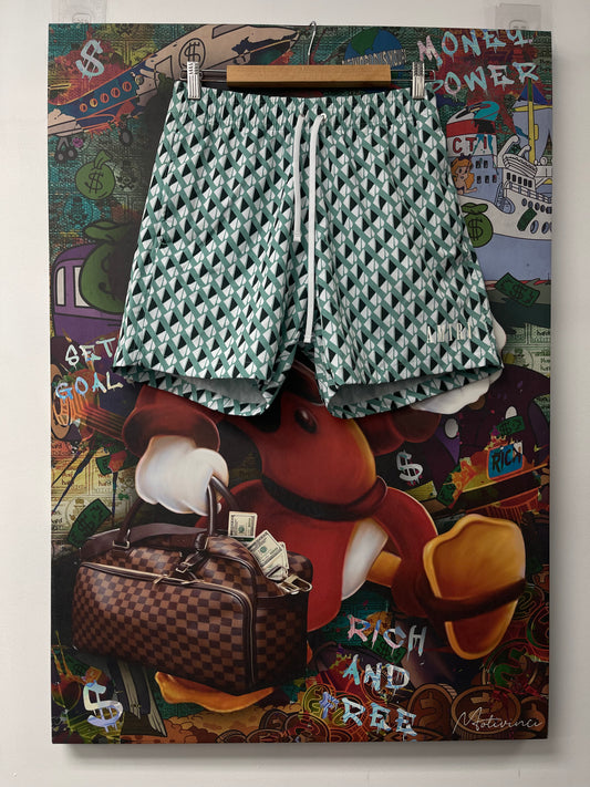 Amiri AAA Trunks Mint  New With Tags