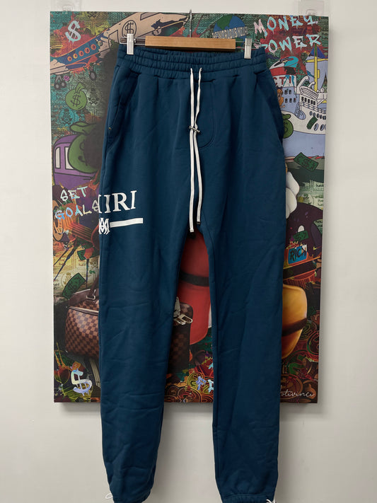 Amiri MA Bar Sweats Blue New With Tags