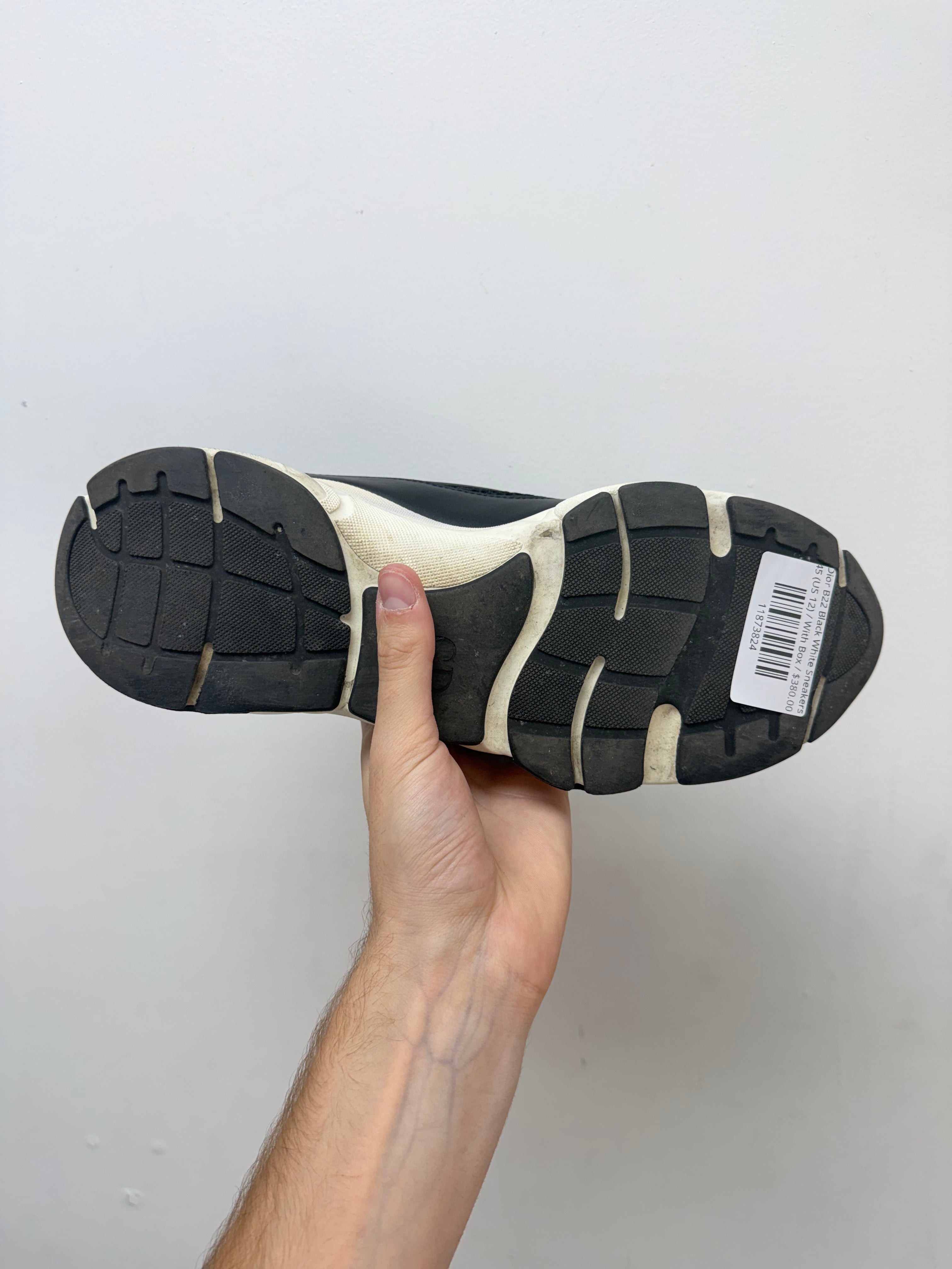 Dior B22 Black White Sneakers