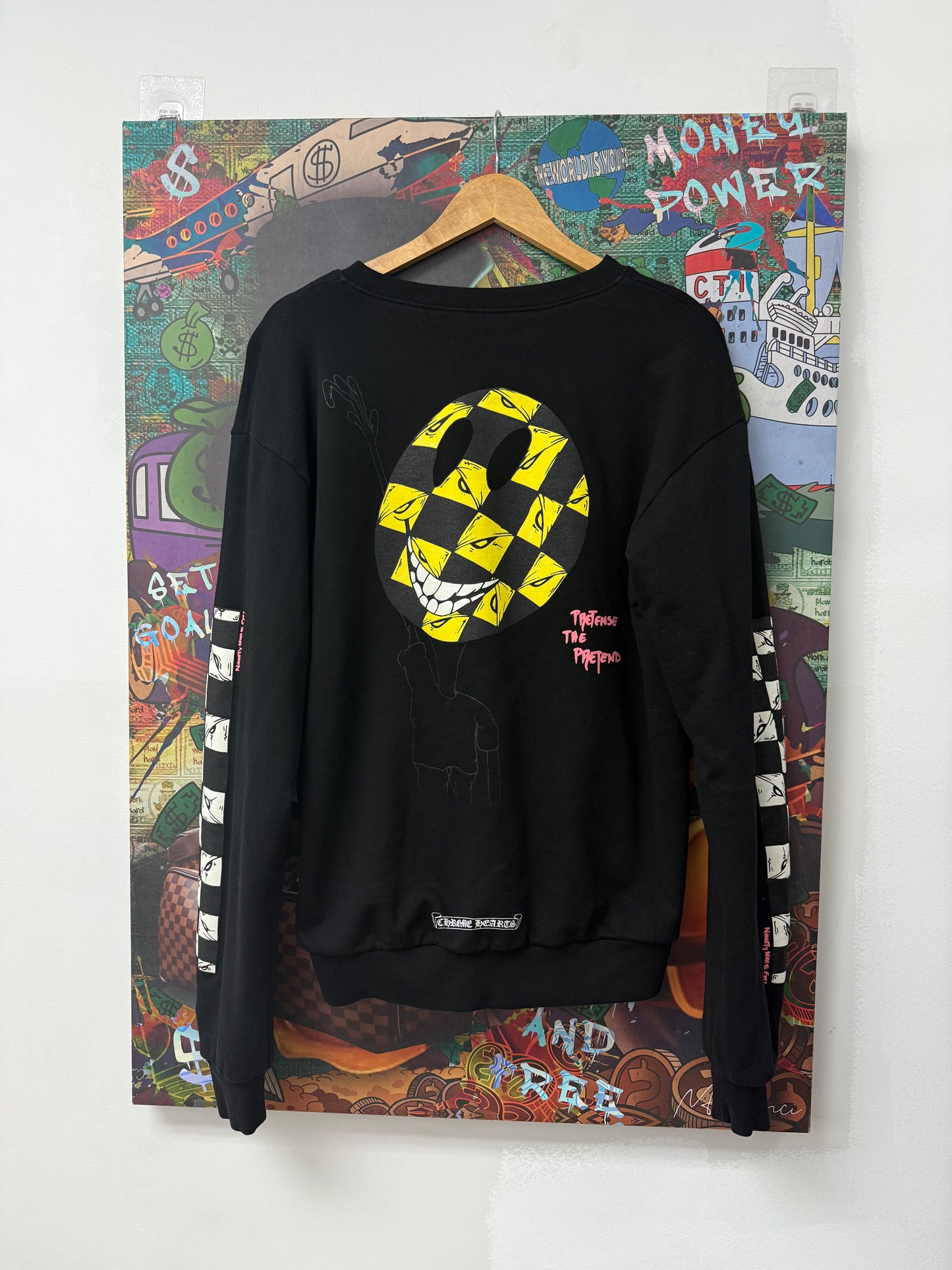 Chrome Hearts Matty Boy 99 Eyes Thermal Crewneck Used Medium