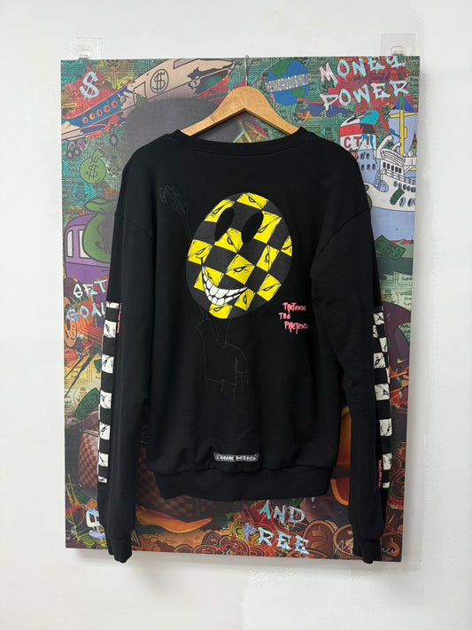 Chrome Hearts Matty Boy 99 Eyes Thermal Crewneck Used Medium