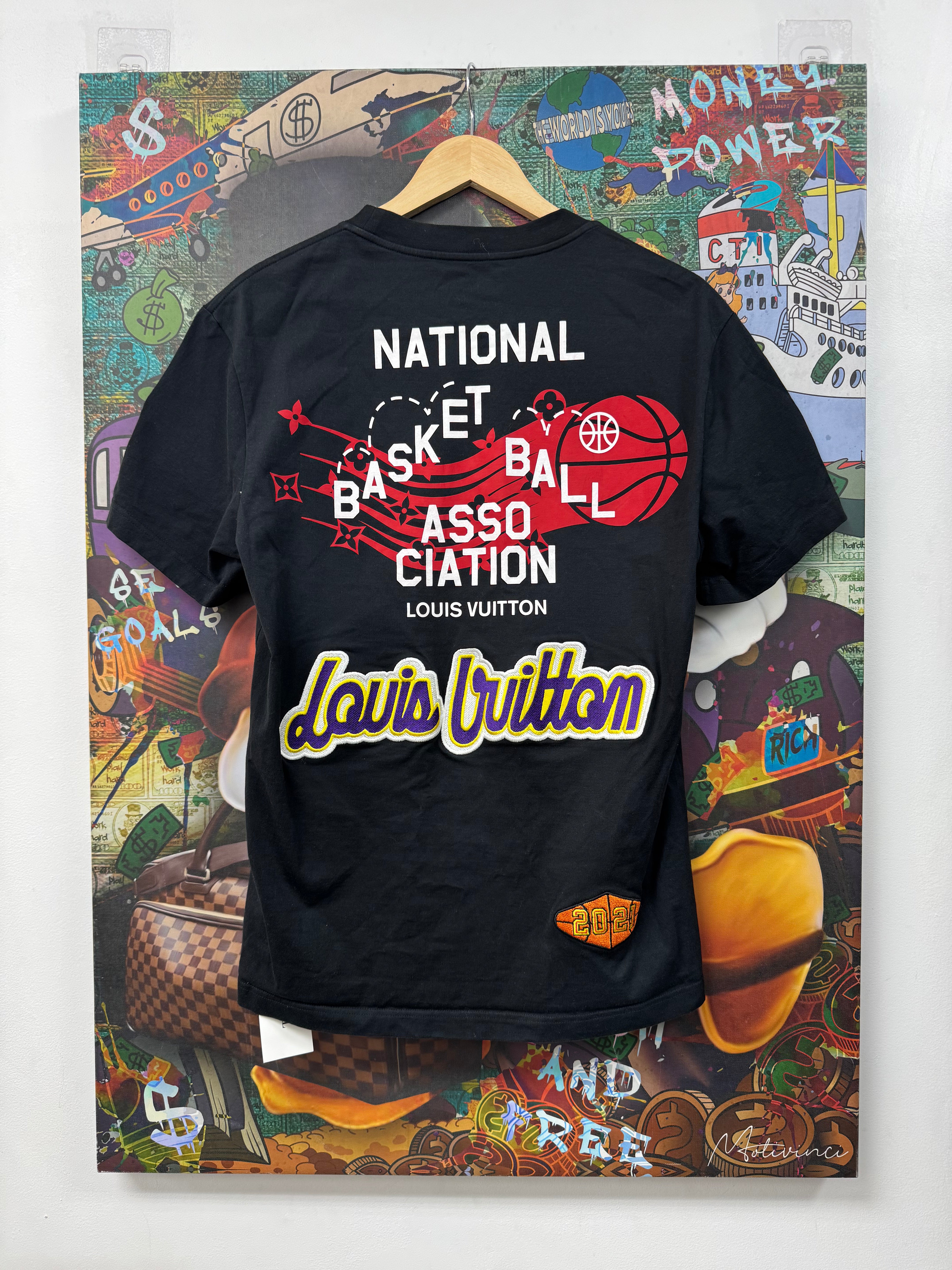 Louis Vuitton Black NBA Tee
