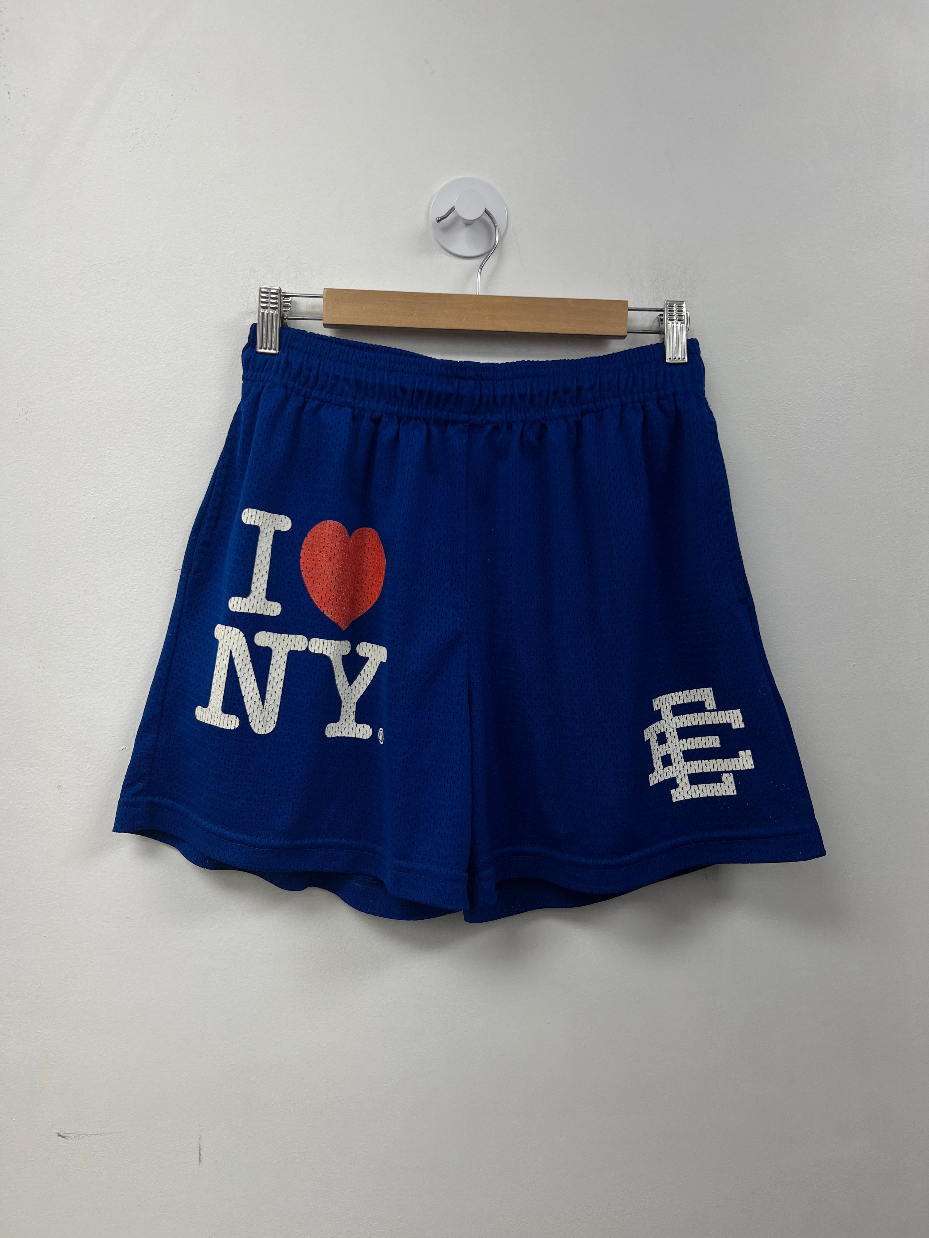Eric Emanuel Blue I Love NYC Shorts