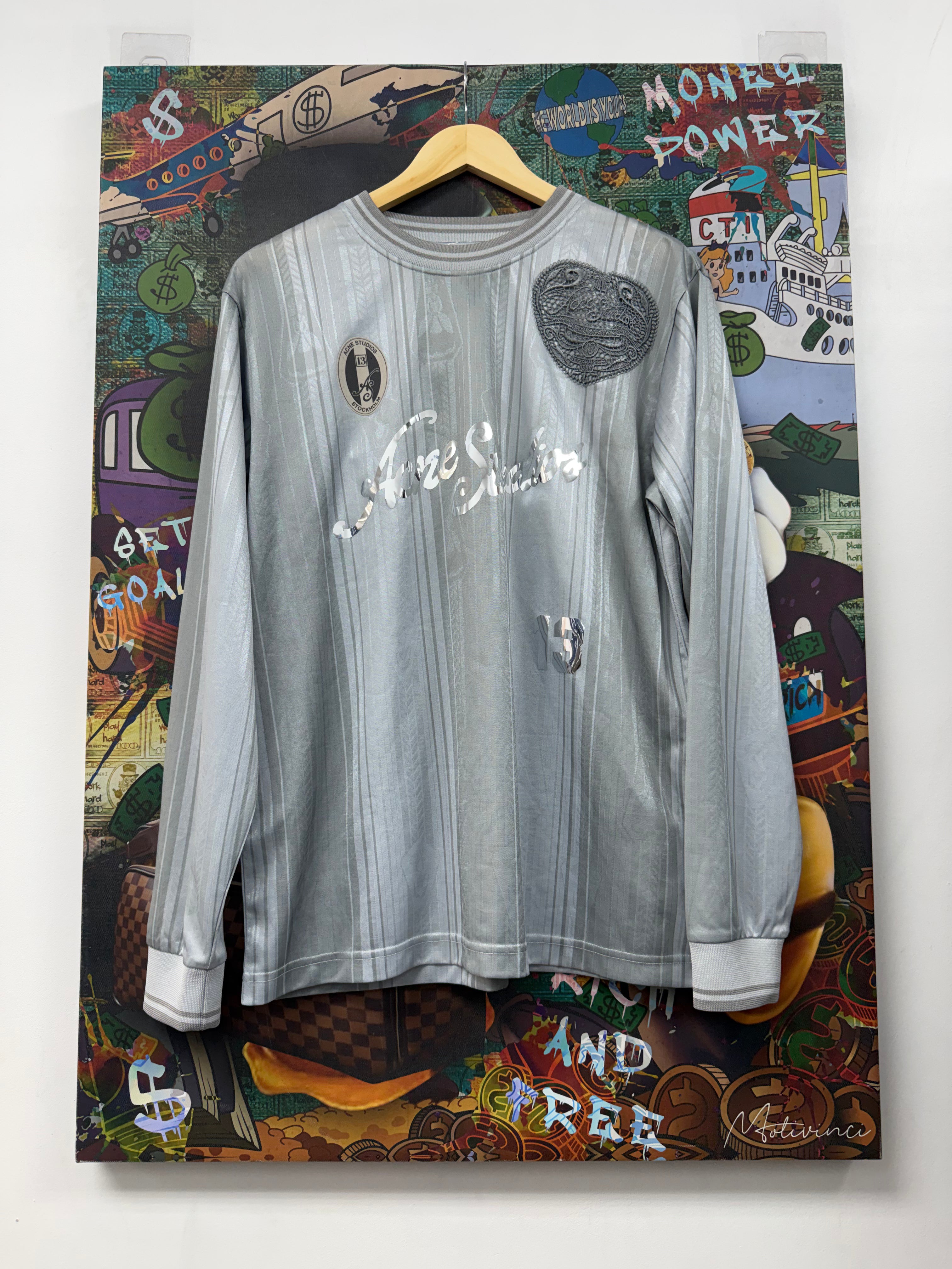 Acne Studios Silver Jersey Long Sleeve