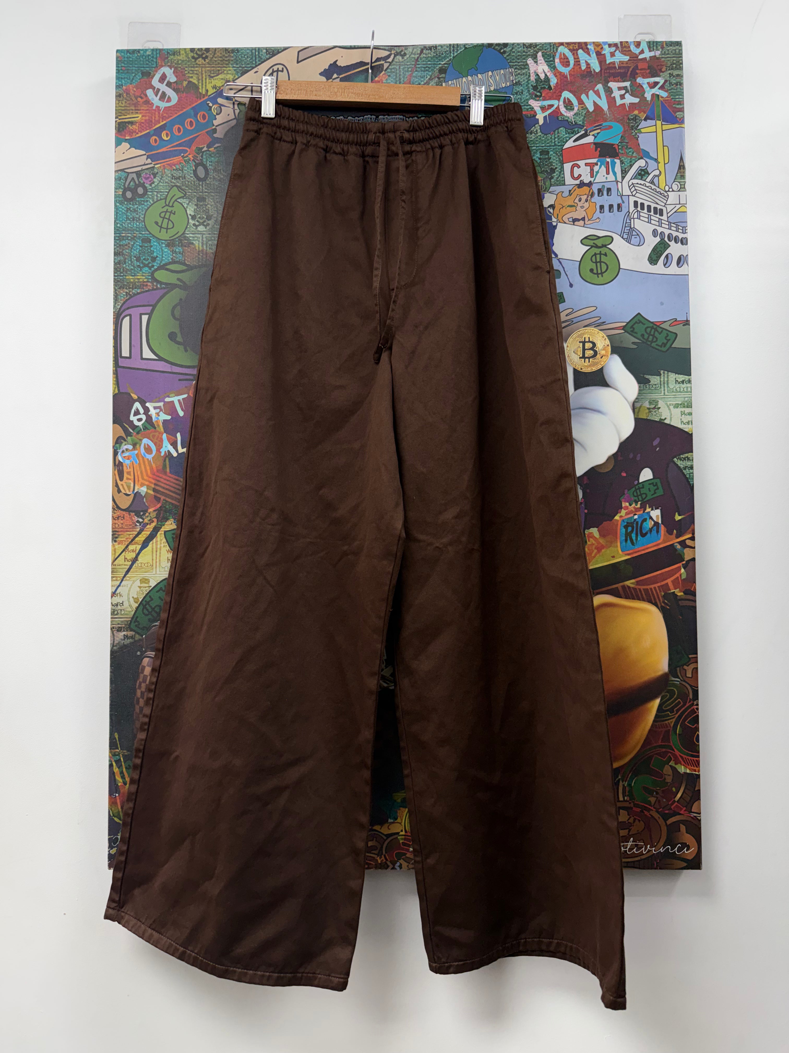 Loewe Brown Anagram Woven Pants